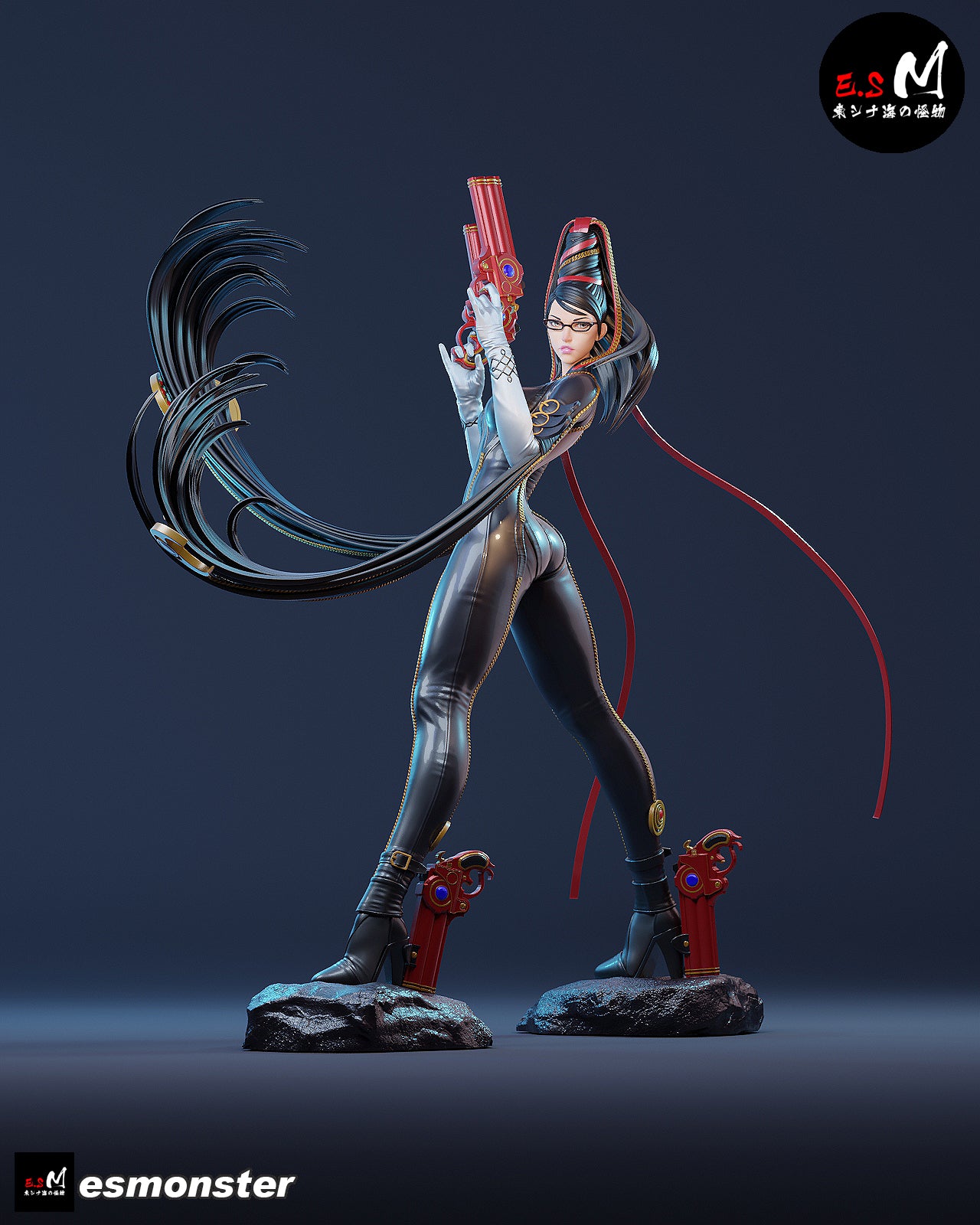 Bayonetta Style Umbral Witch Unpainted Resin Garage Model Kit (1/6-1/12)