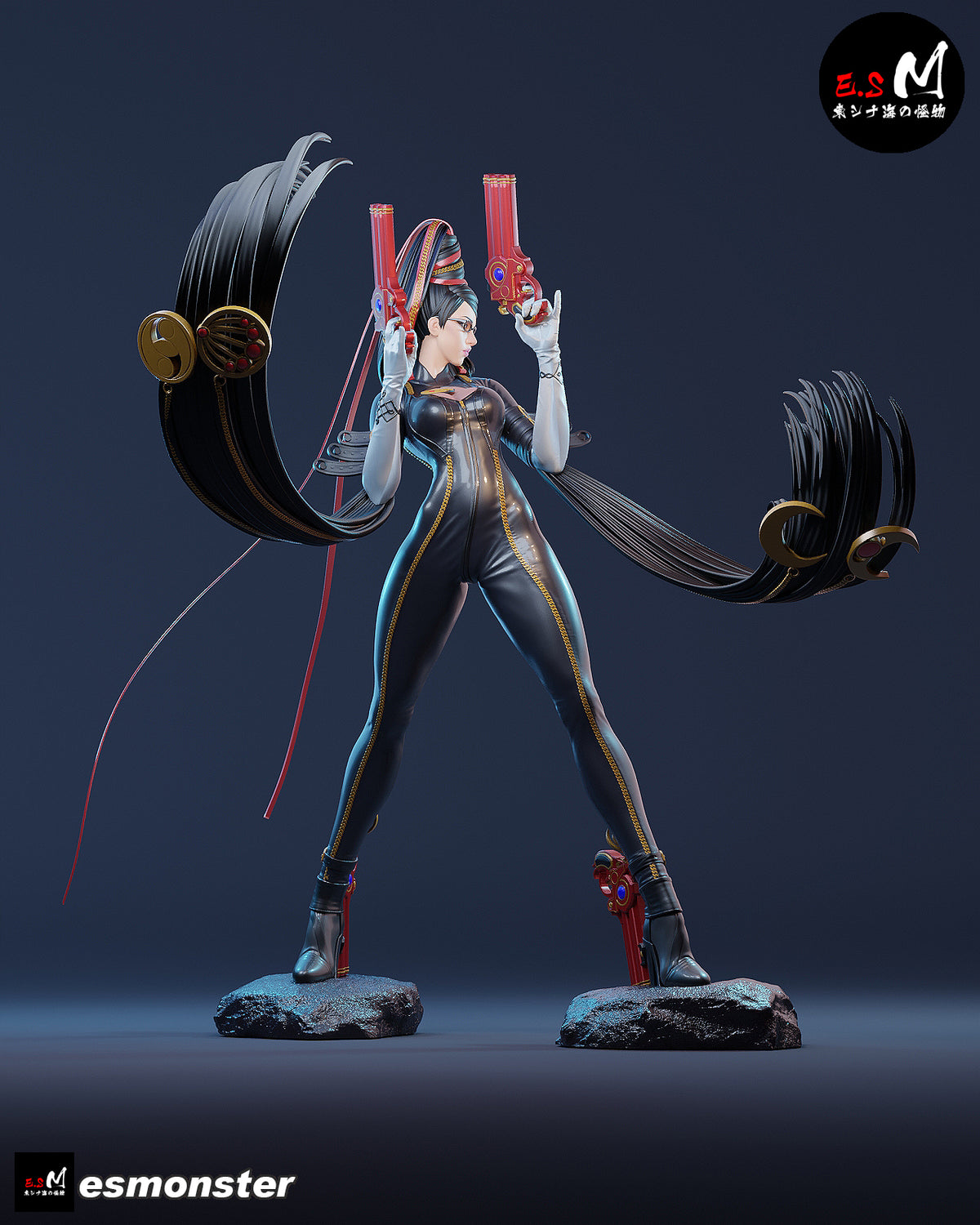 Bayonetta Style Umbral Witch Unpainted Resin Garage Model Kit (1/6-1/12)
