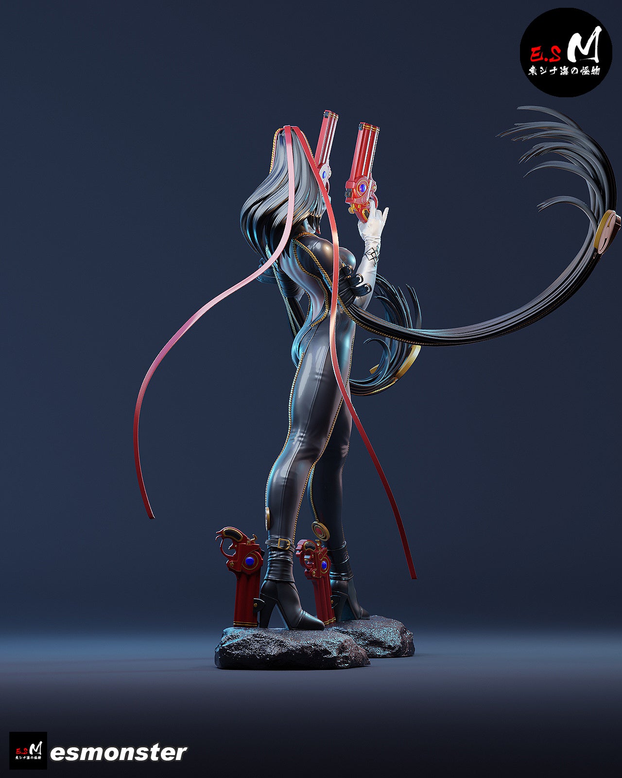 Bayonetta Style Umbral Witch Unpainted Resin Garage Model Kit (1/6-1/12)