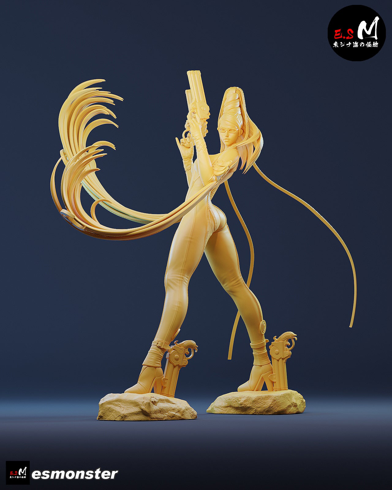 Bayonetta Style Umbral Witch Unpainted Resin Garage Model Kit (1/6-1/12)