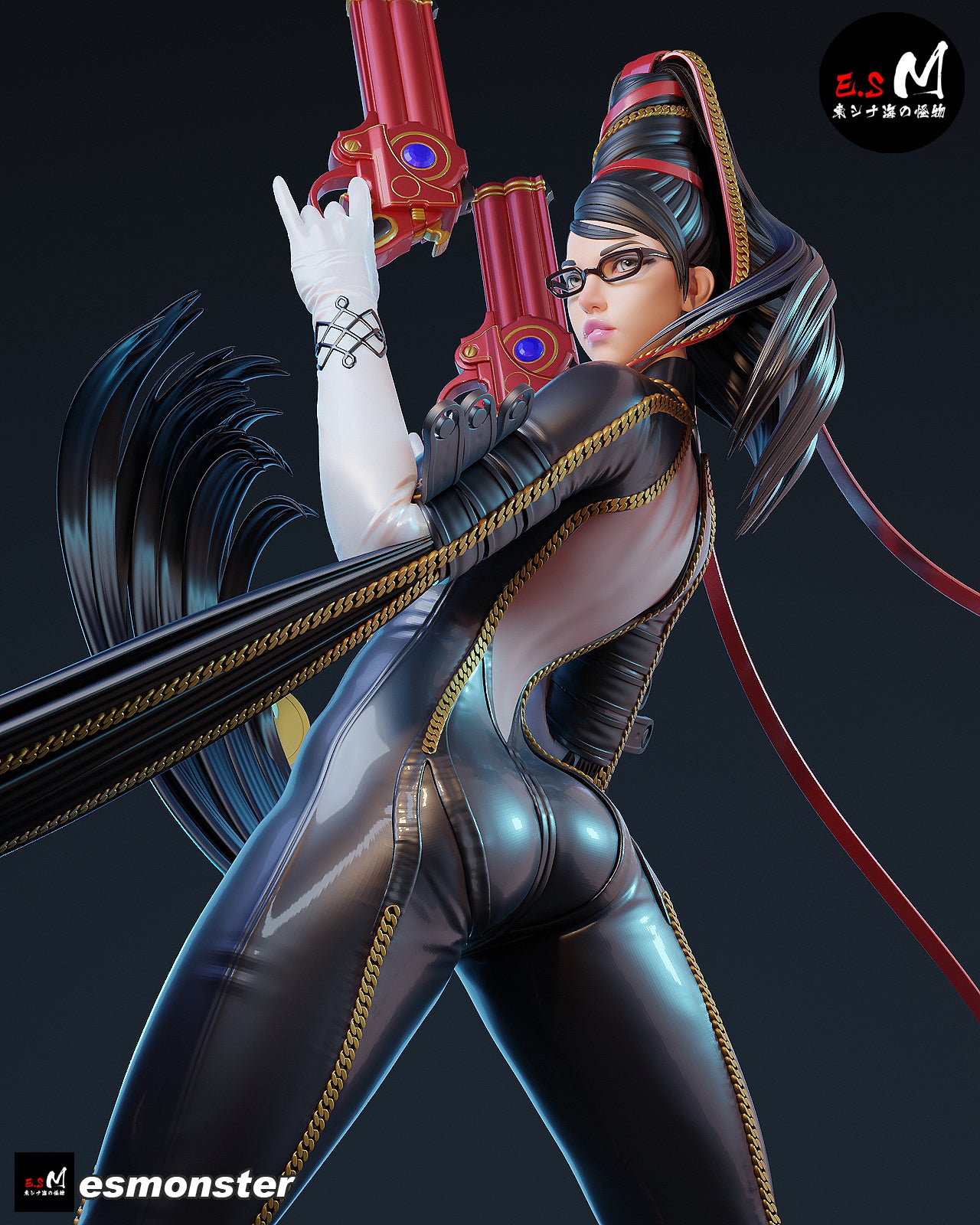 Bayonetta Style Umbral Witch Unpainted Resin Garage Model Kit (1/6-1/12)