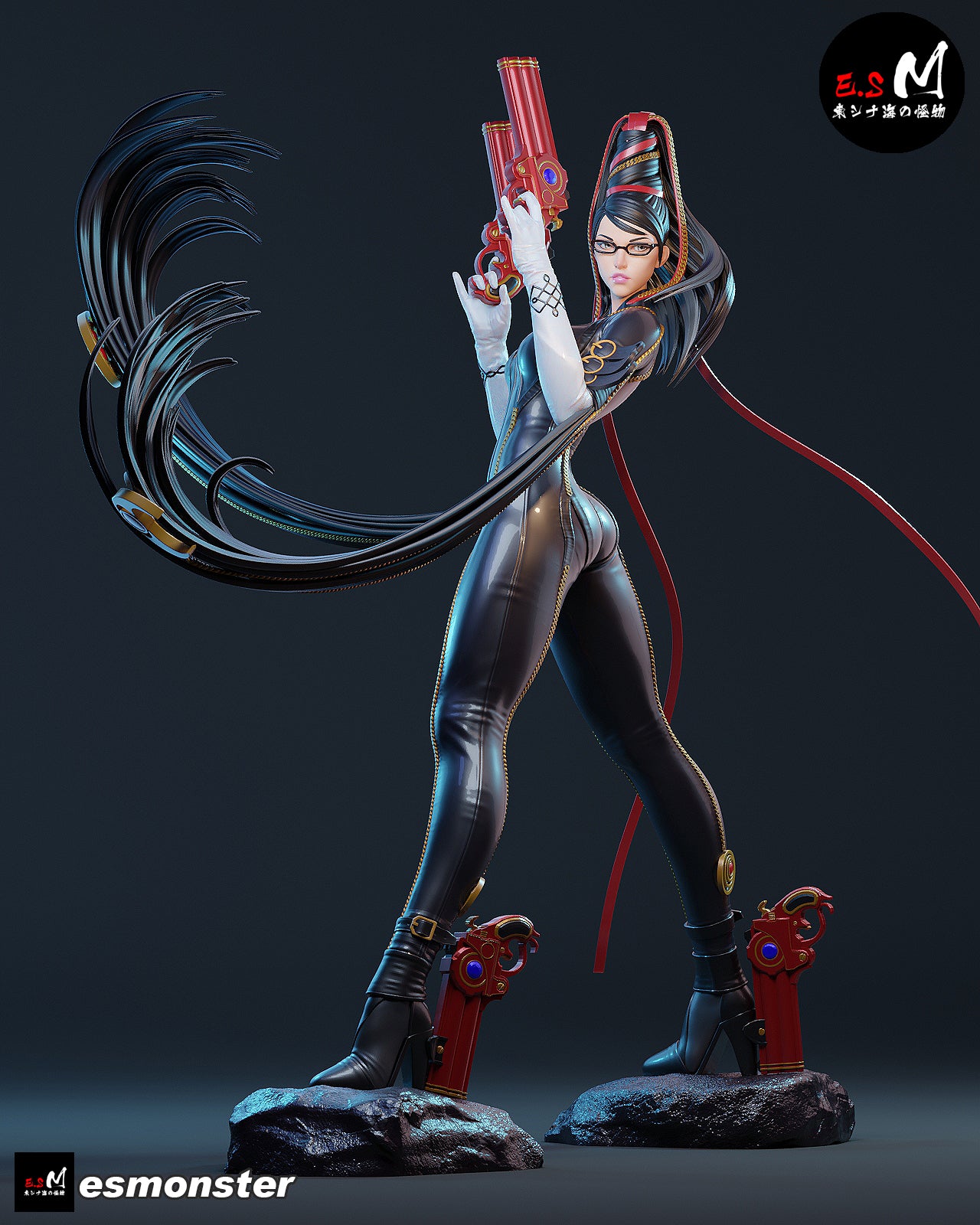 Bayonetta Style Umbral Witch Unpainted Resin Garage Model Kit (1/6-1/12)