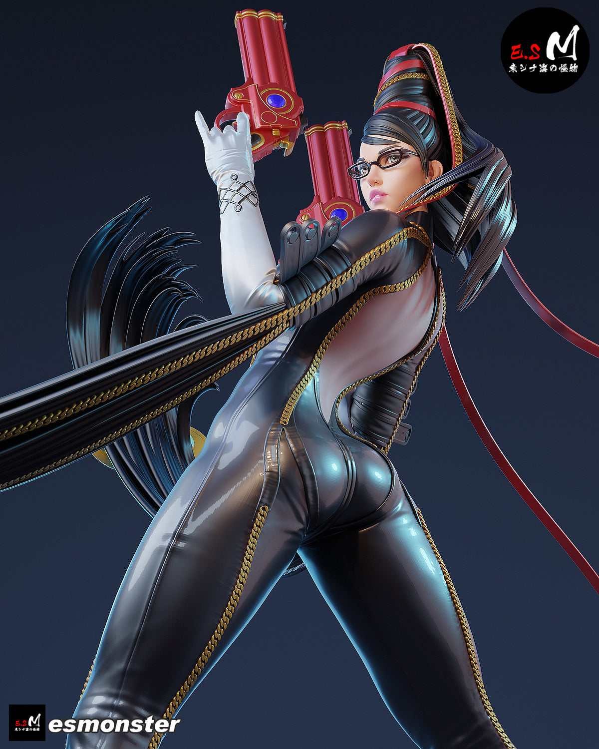 Bayonetta Style Umbral Witch Unpainted Resin Garage Model Kit (1/6-1/12)