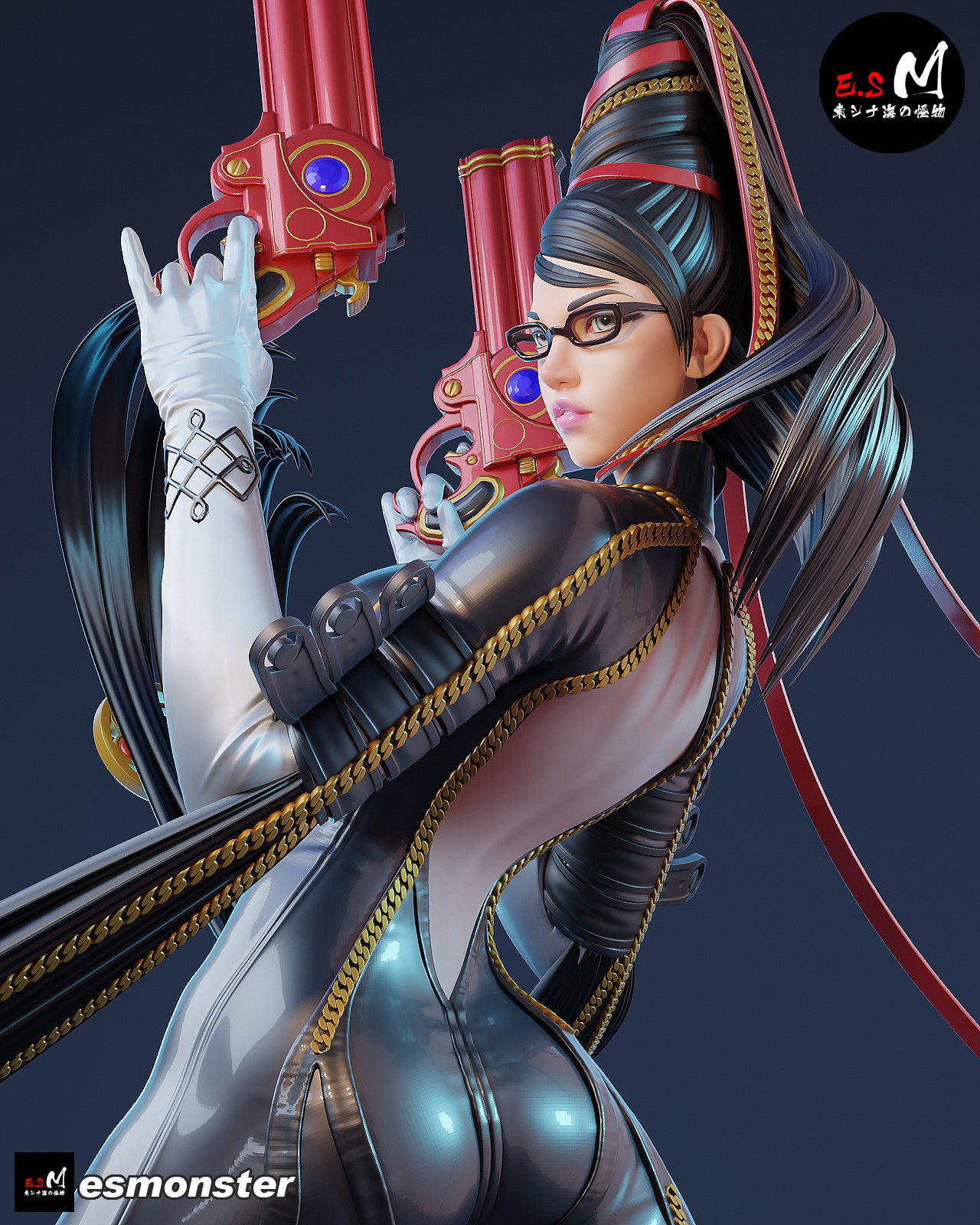 Bayonetta Style Umbral Witch Unpainted Resin Garage Model Kit (1/6-1/12)