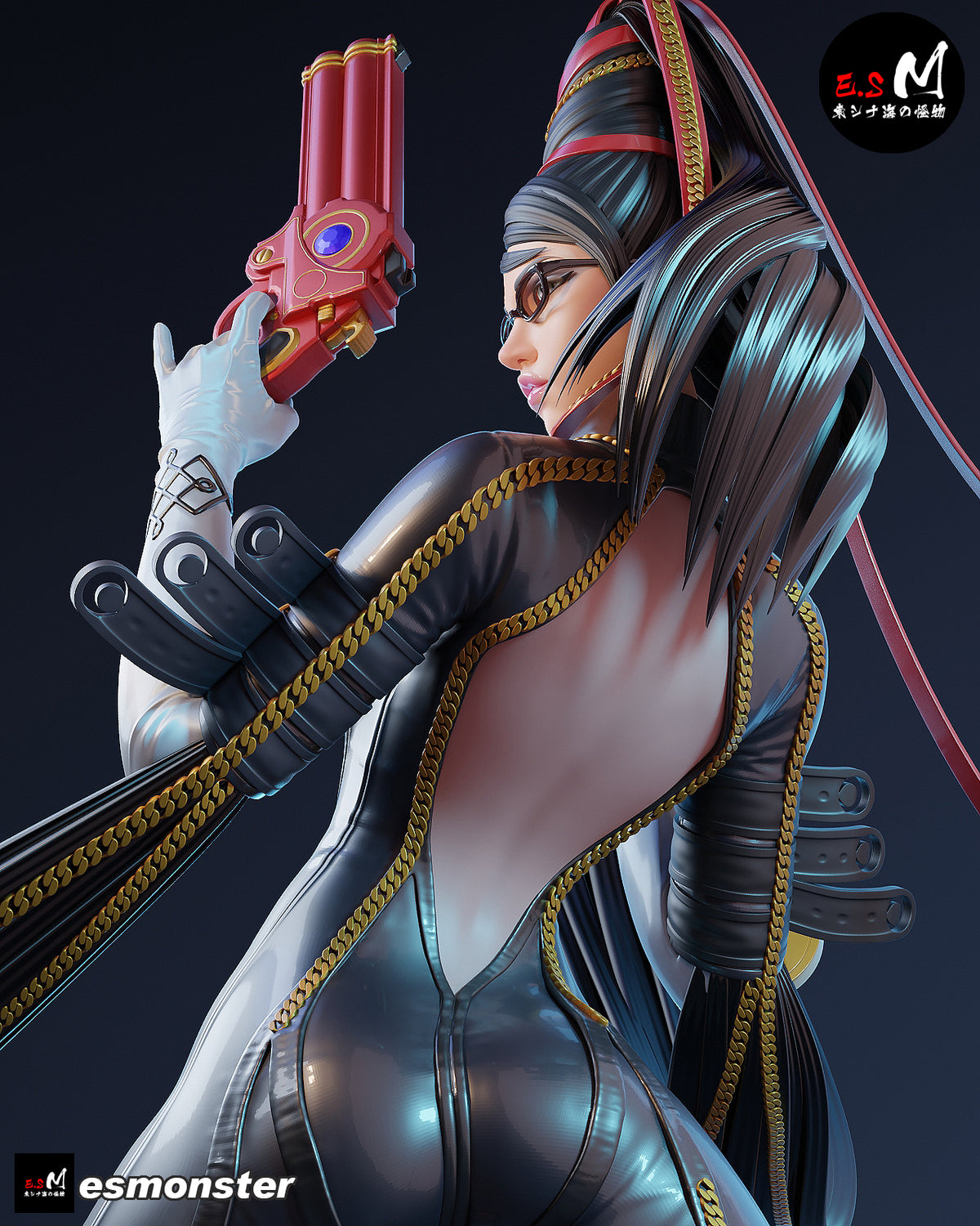 Bayonetta Style Umbral Witch Unpainted Resin Garage Model Kit (1/6-1/12)