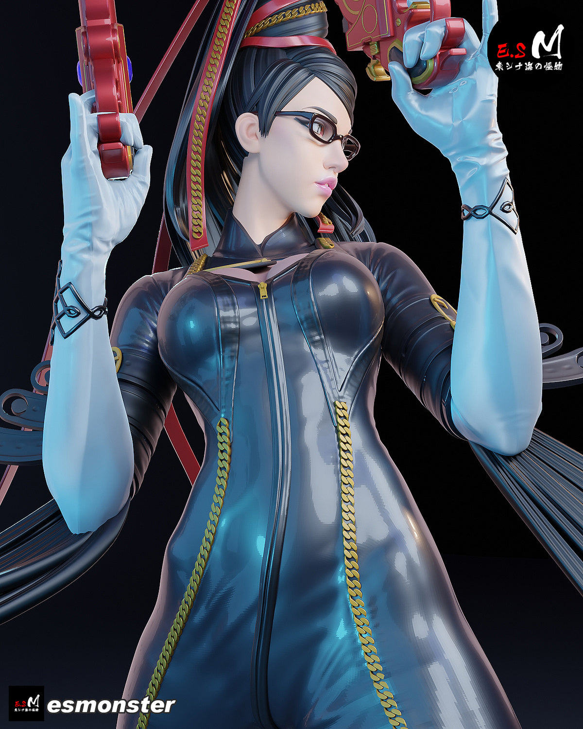 Bayonetta Style Umbral Witch Unpainted Resin Garage Model Kit (1/6-1/12)