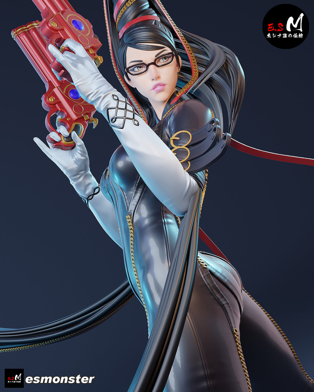Bayonetta Style Umbral Witch Unpainted Resin Garage Model Kit (1/6-1/12)