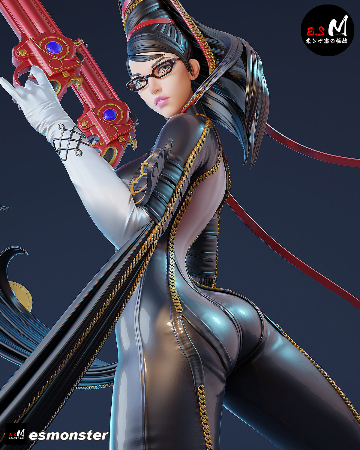 Bayonetta Style Umbral Witch Unpainted Resin Garage Model Kit (1/6-1/12)
