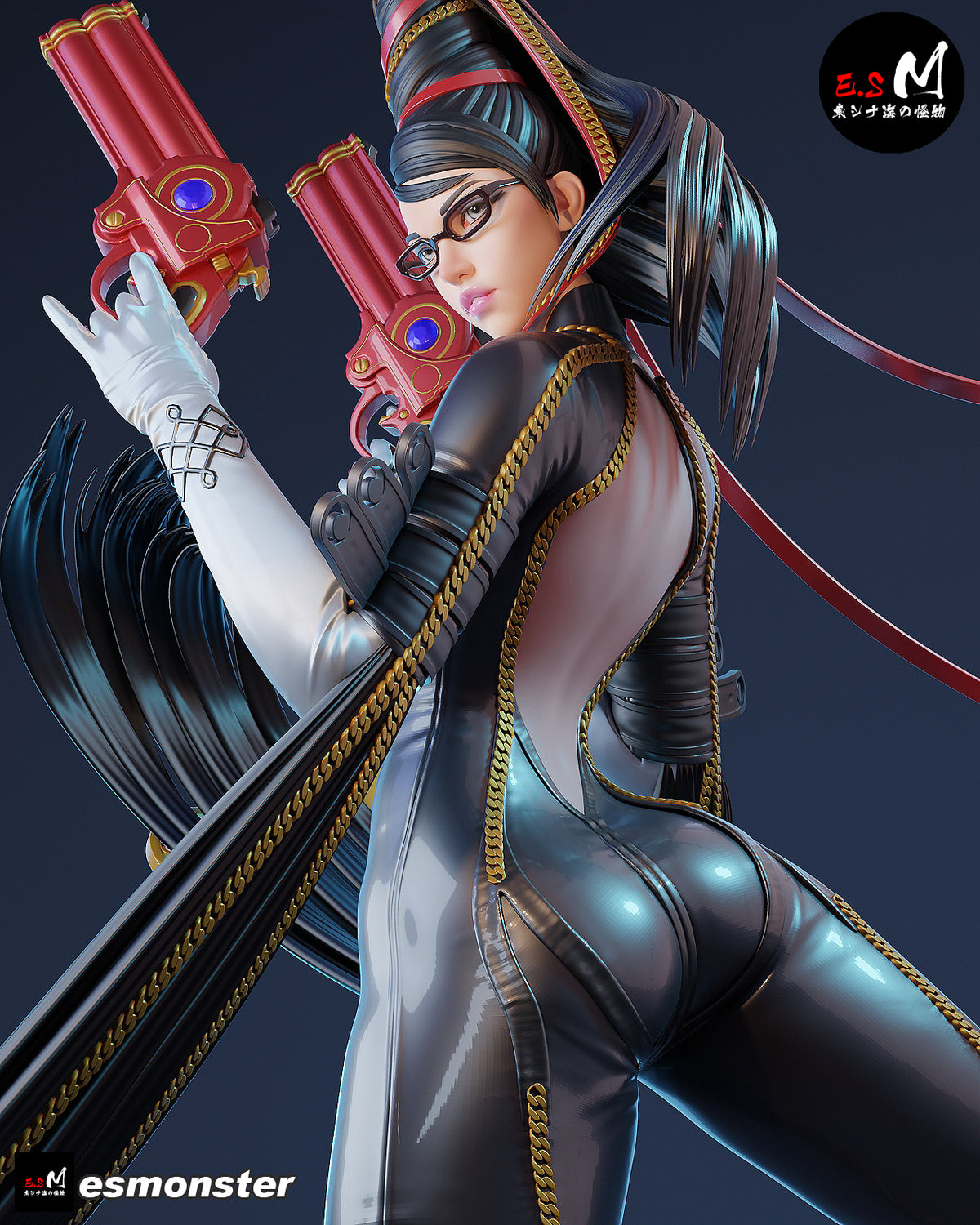 Bayonetta Style Umbral Witch Unpainted Resin Garage Model Kit (1/6-1/12)