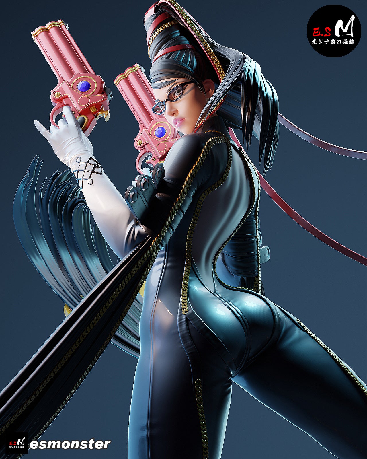Bayonetta Style Umbral Witch Unpainted Resin Garage Model Kit (1/6-1/12)