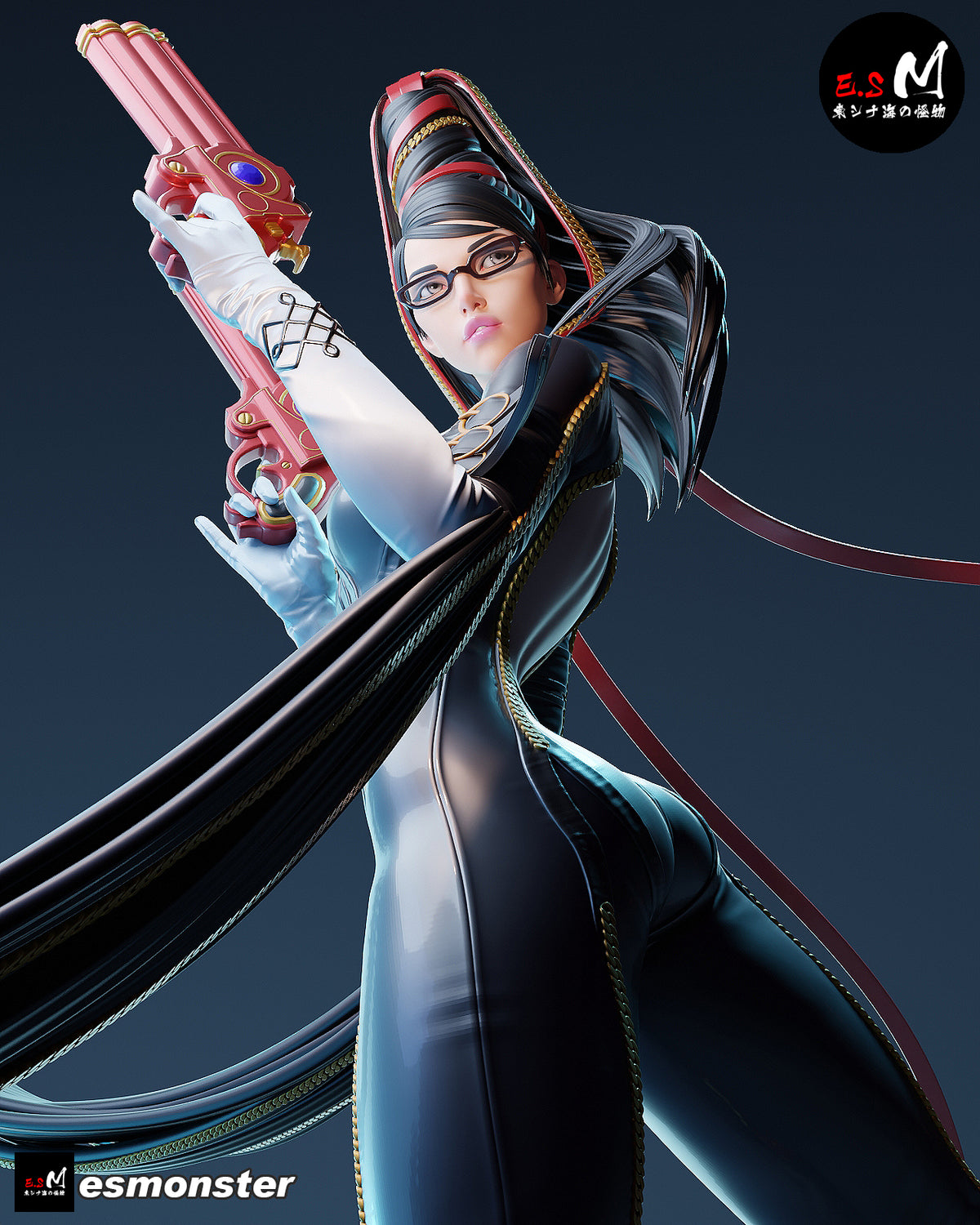 Bayonetta Style Umbral Witch Unpainted Resin Garage Model Kit (1/6-1/12)