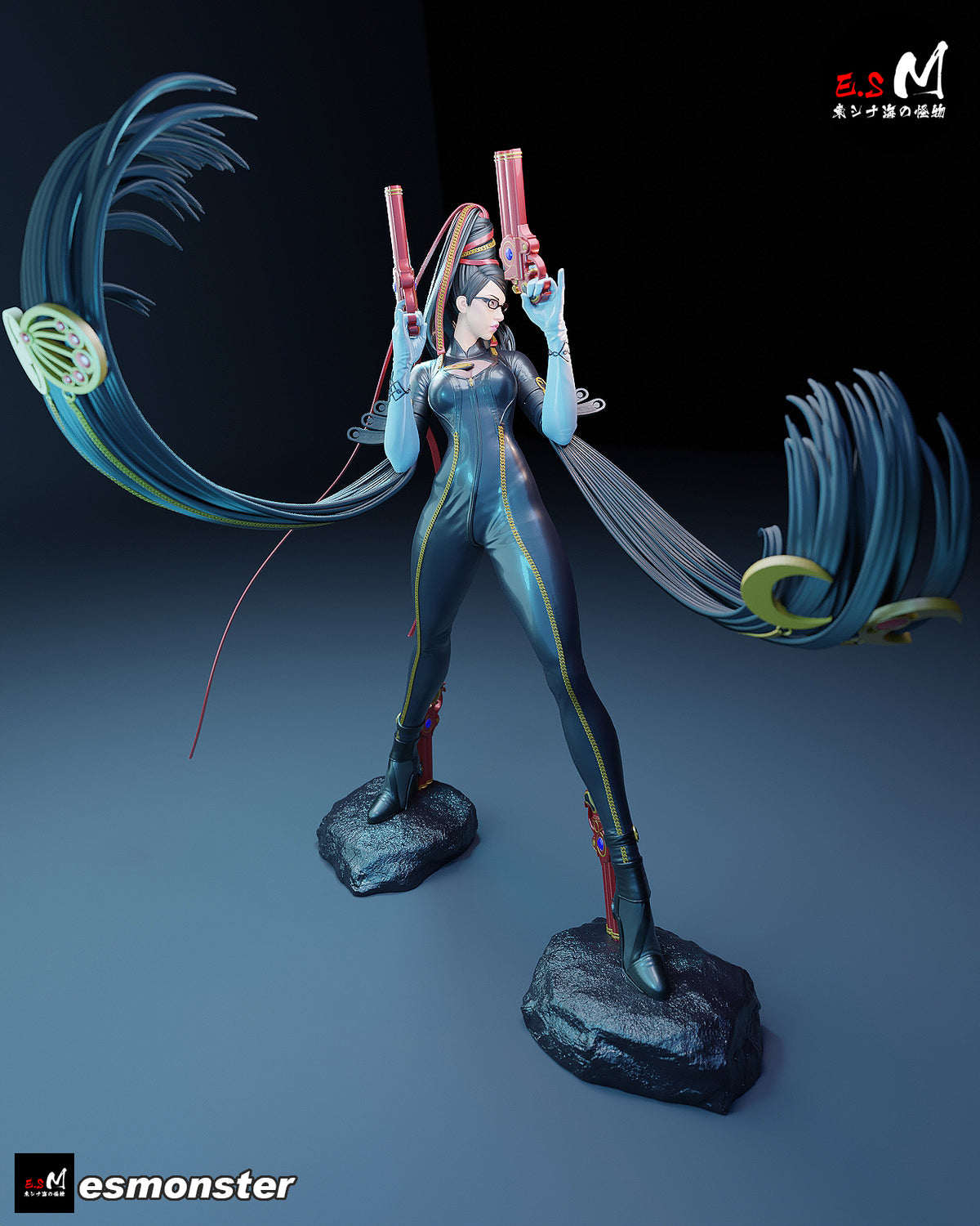 Bayonetta Style Umbral Witch Unpainted Resin Garage Model Kit (1/6-1/12)