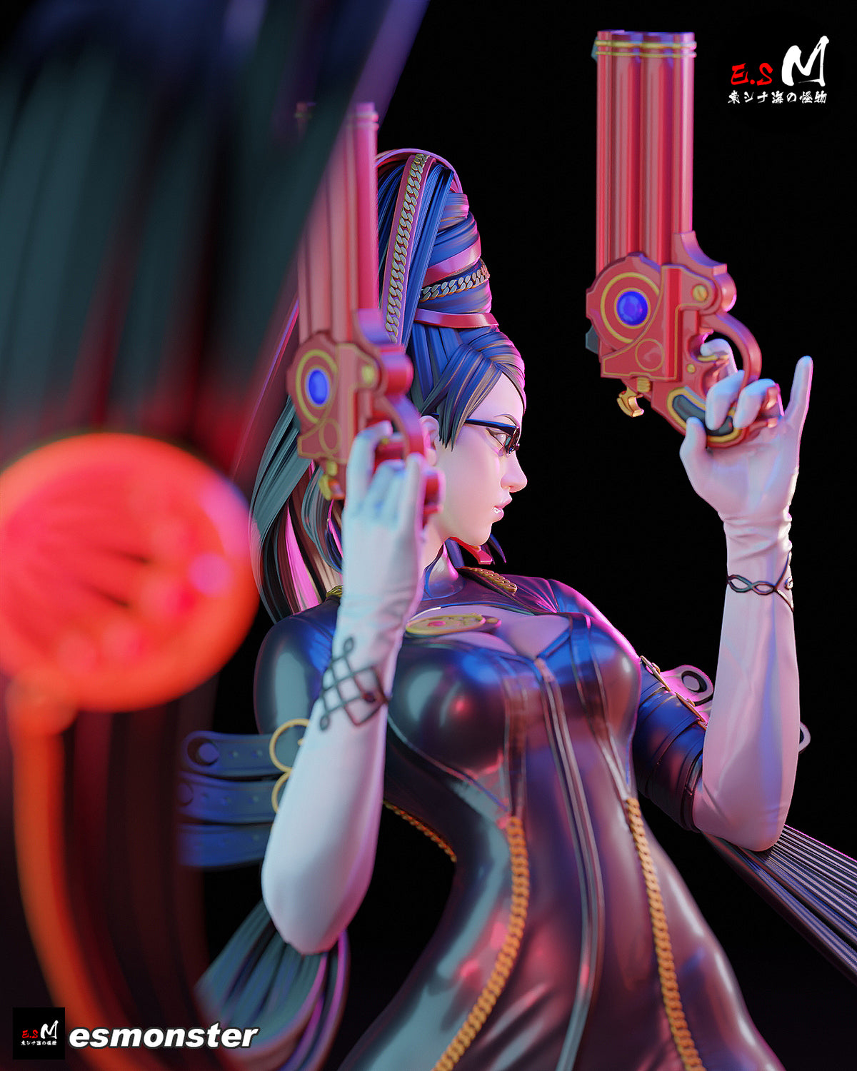 Bayonetta Style Umbral Witch Unpainted Resin Garage Model Kit (1/6-1/12)