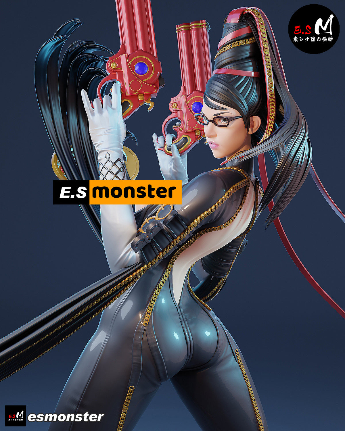 Bayonetta Style Umbral Witch Unpainted Resin Garage Model Kit (1/6-1/12)