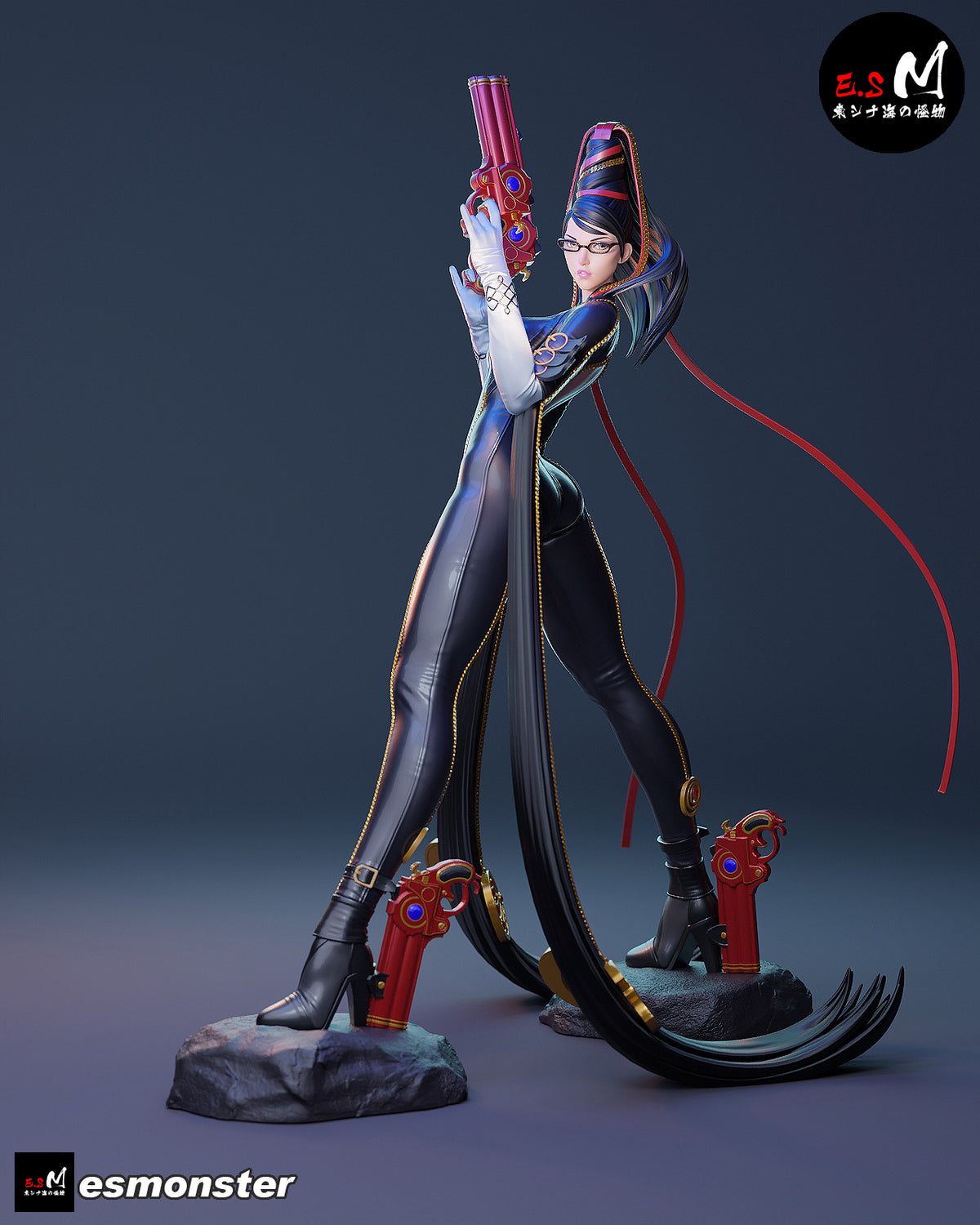 Bayonetta Style Umbral Witch Unpainted Resin Garage Model Kit (1/6-1/12)
