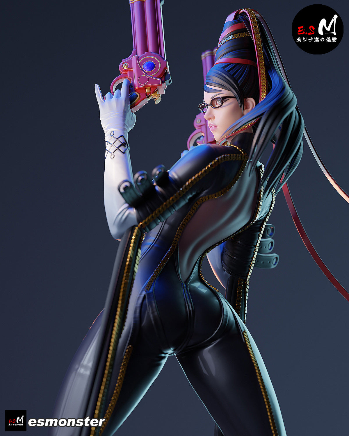 Bayonetta Style Umbral Witch Unpainted Resin Garage Model Kit (1/6-1/12)