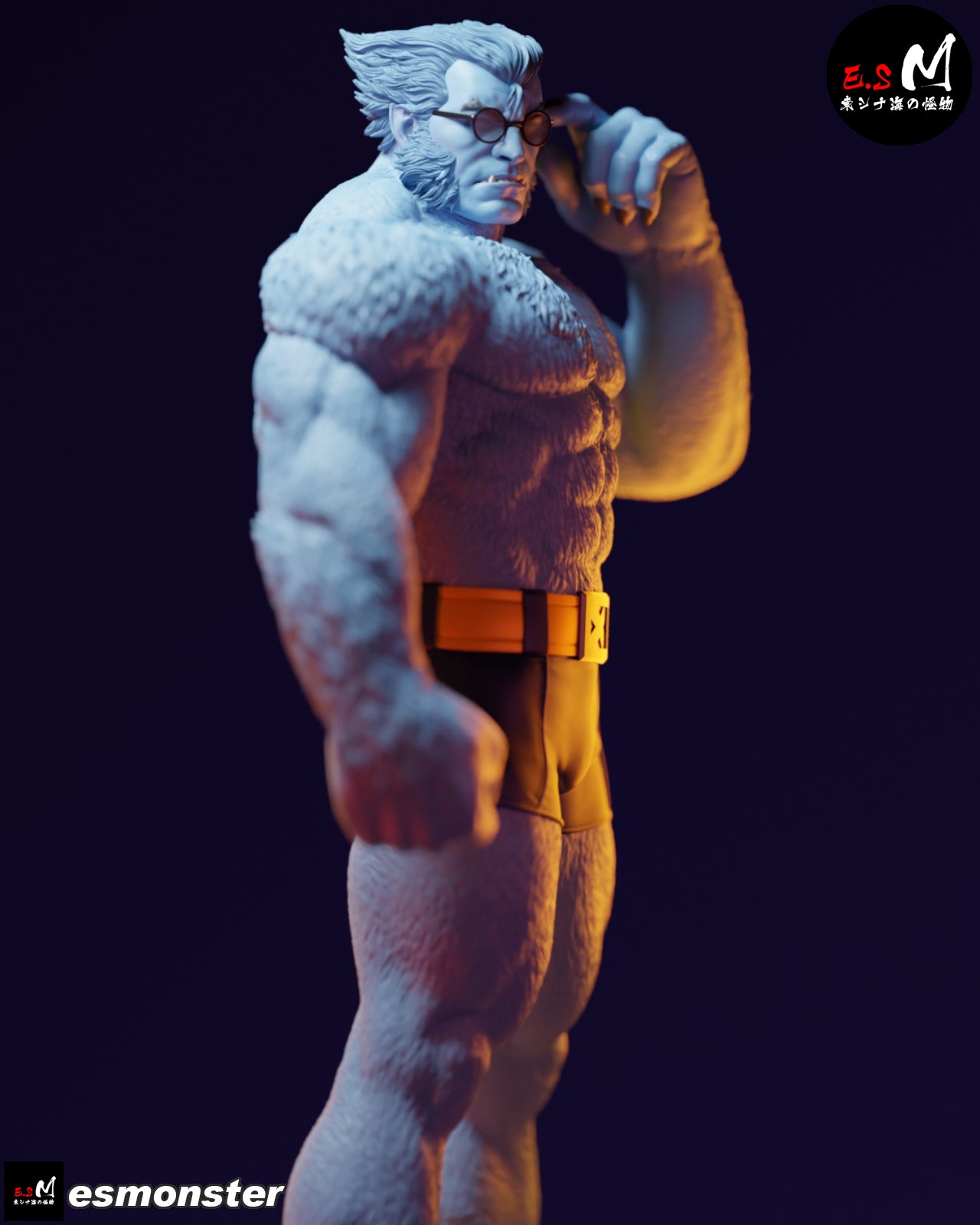 Beast Style Marvel Unpainted Resin Garage Model Kit (1/6-1/12)
