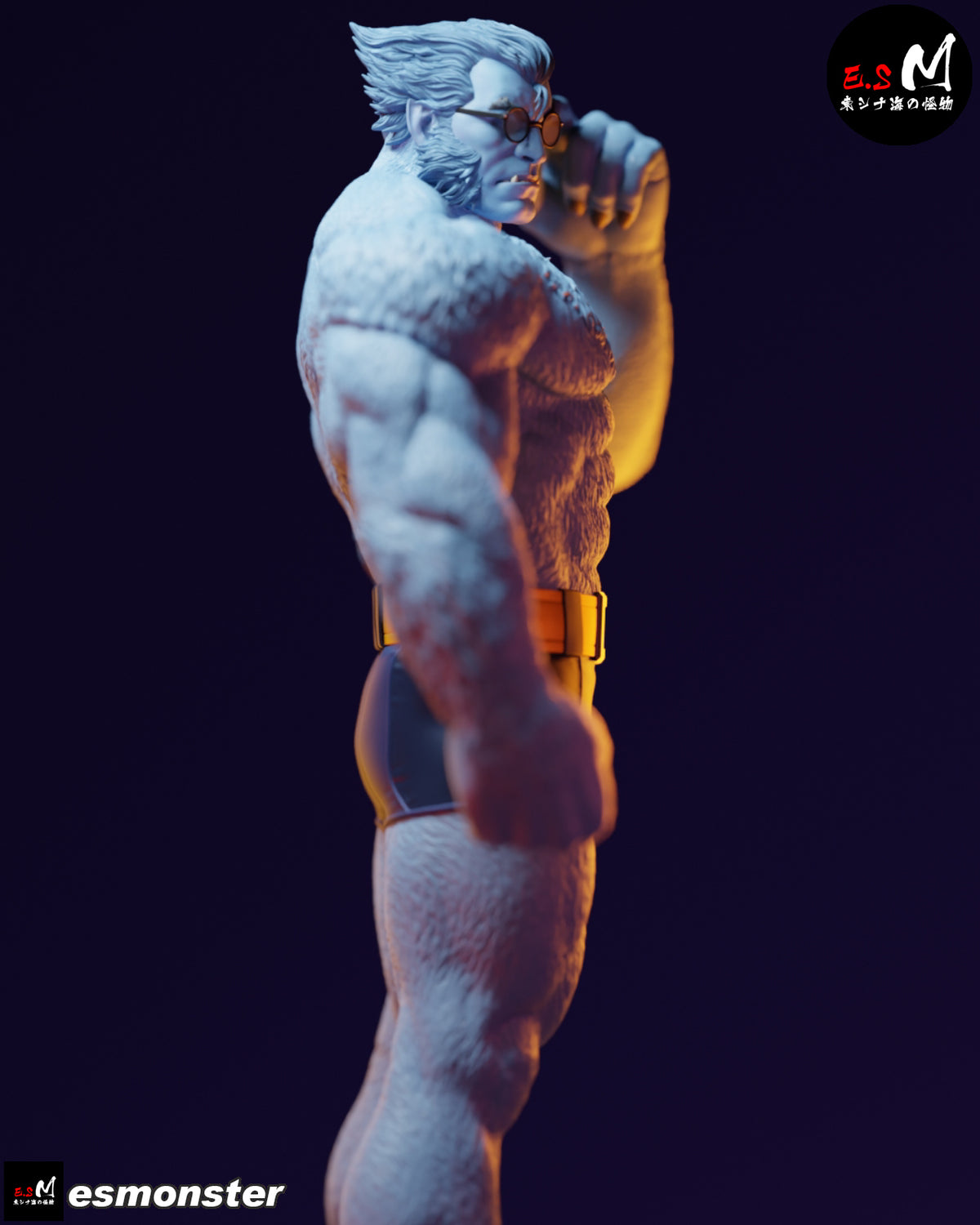 Beast Style Marvel Unpainted Resin Garage Model Kit (1/6-1/12)