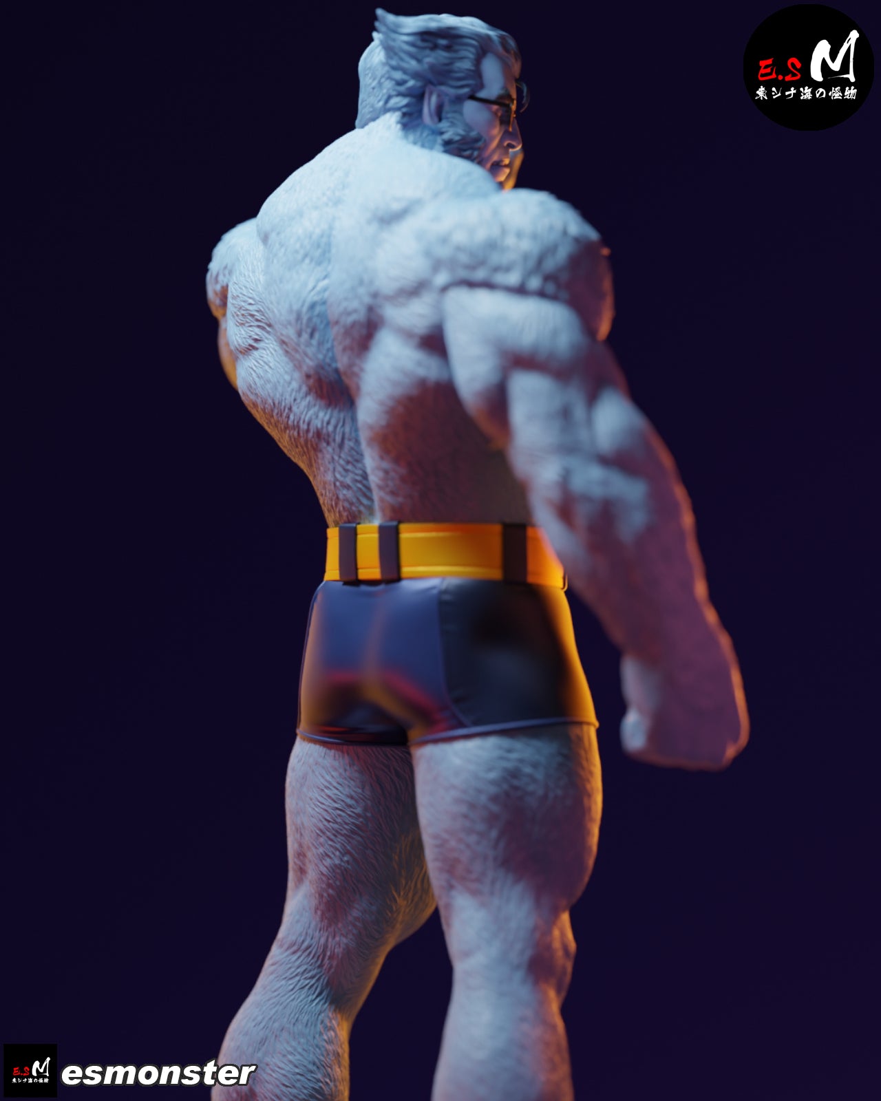 Beast Style Marvel Unpainted Resin Garage Model Kit (1/6-1/12)
