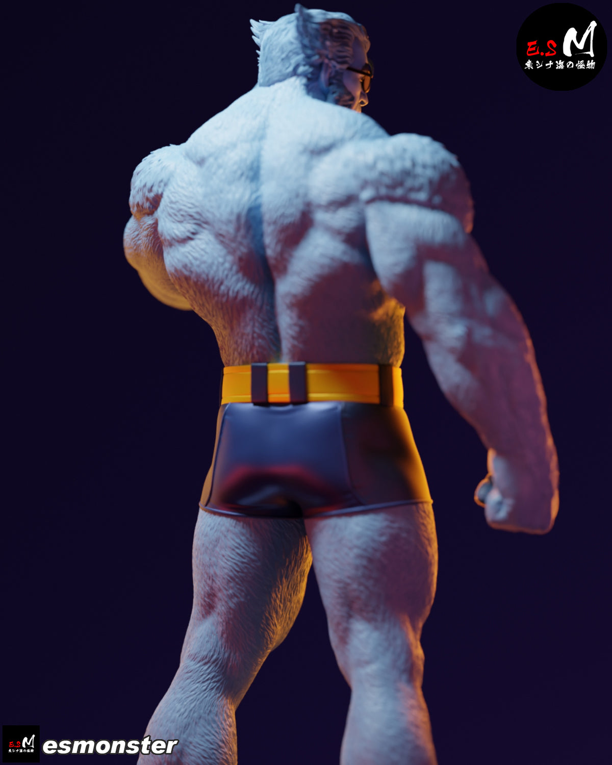 Beast Style Marvel Unpainted Resin Garage Model Kit (1/6-1/12)