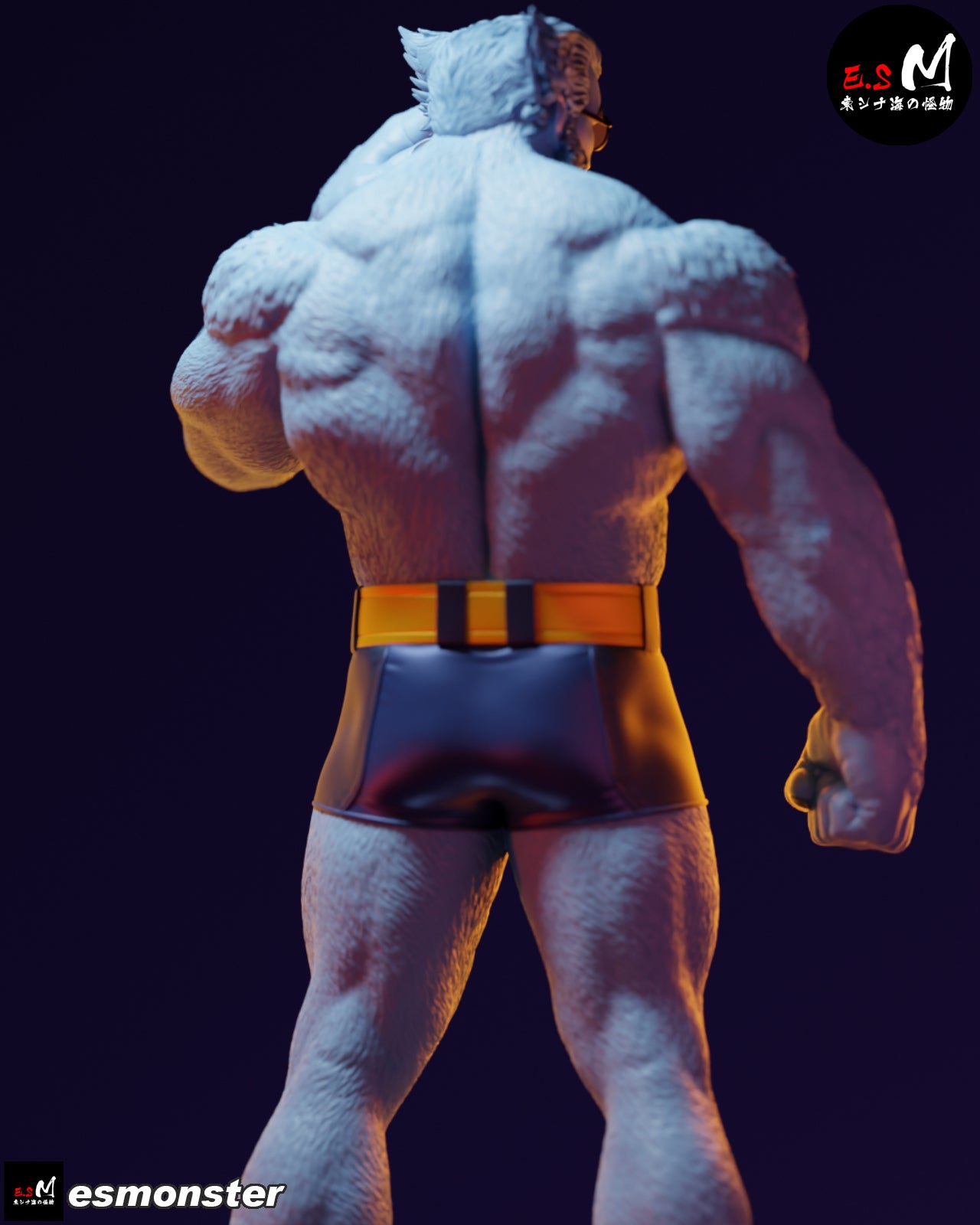 Beast Style Marvel Unpainted Resin Garage Model Kit (1/6-1/12)