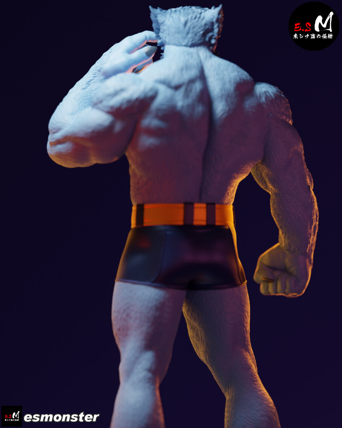 Beast Style Marvel Unpainted Resin Garage Model Kit (1/6-1/12)
