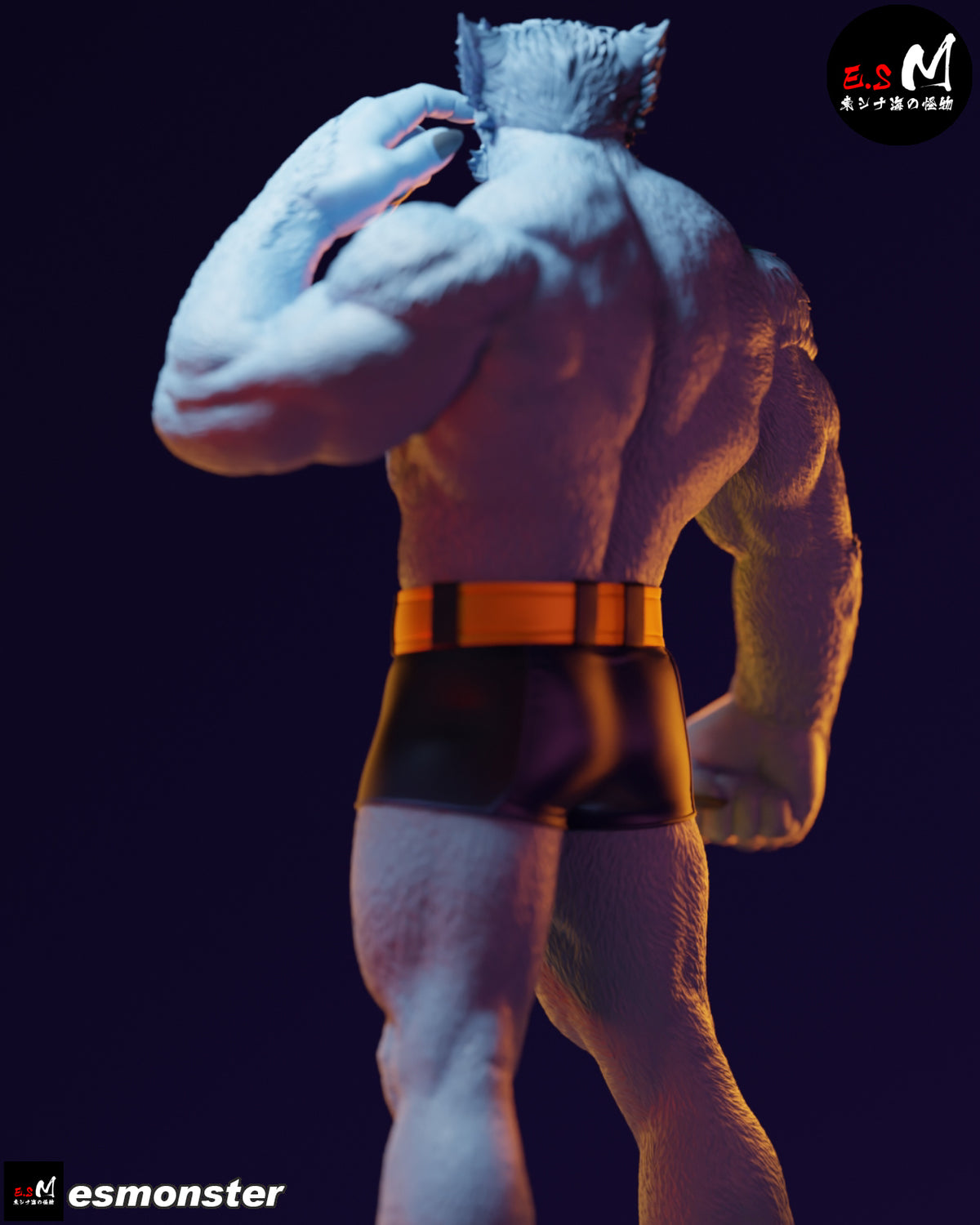 Beast Style Marvel Unpainted Resin Garage Model Kit (1/6-1/12)