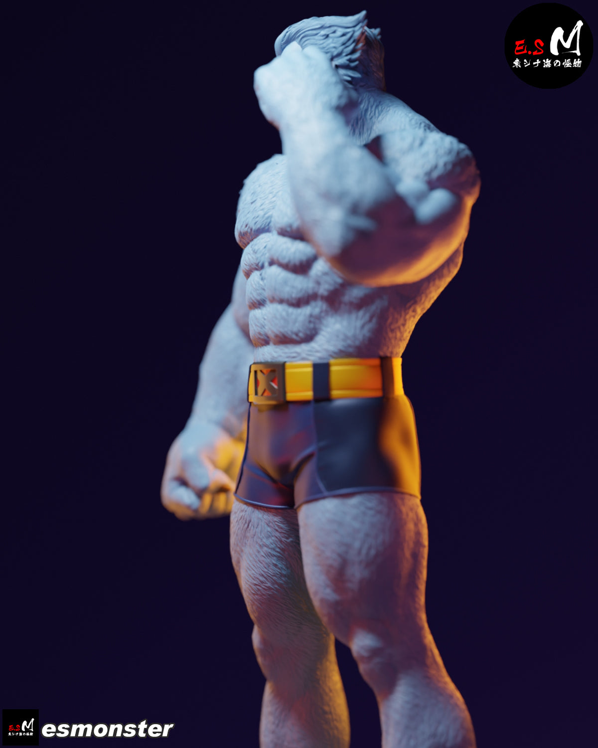 Beast Style Marvel Unpainted Resin Garage Model Kit (1/6-1/12)