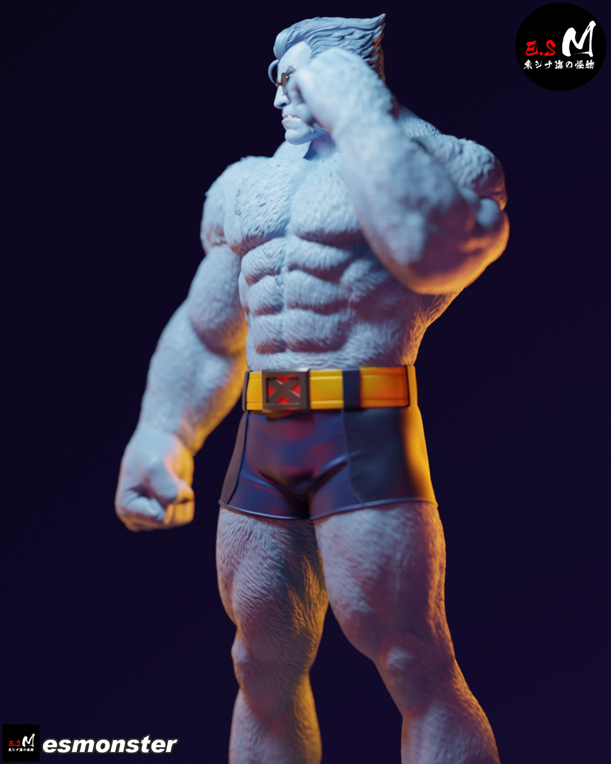 Beast Style Marvel Unpainted Resin Garage Model Kit (1/6-1/12)