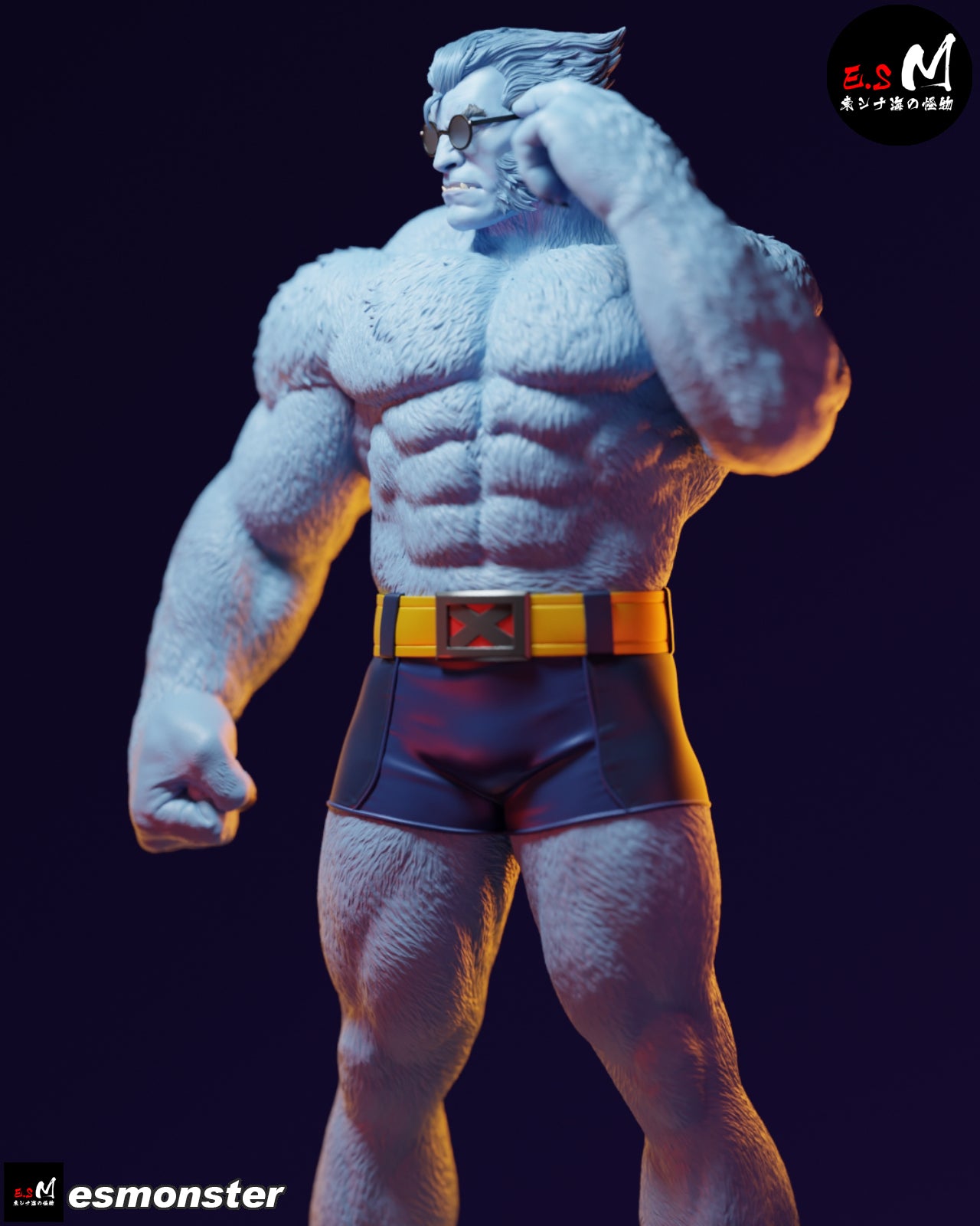 Beast Style Marvel Unpainted Resin Garage Model Kit (1/6-1/12)