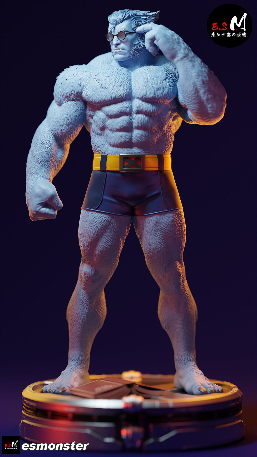Beast Style Marvel Unpainted Resin Garage Model Kit (1/6-1/12)
