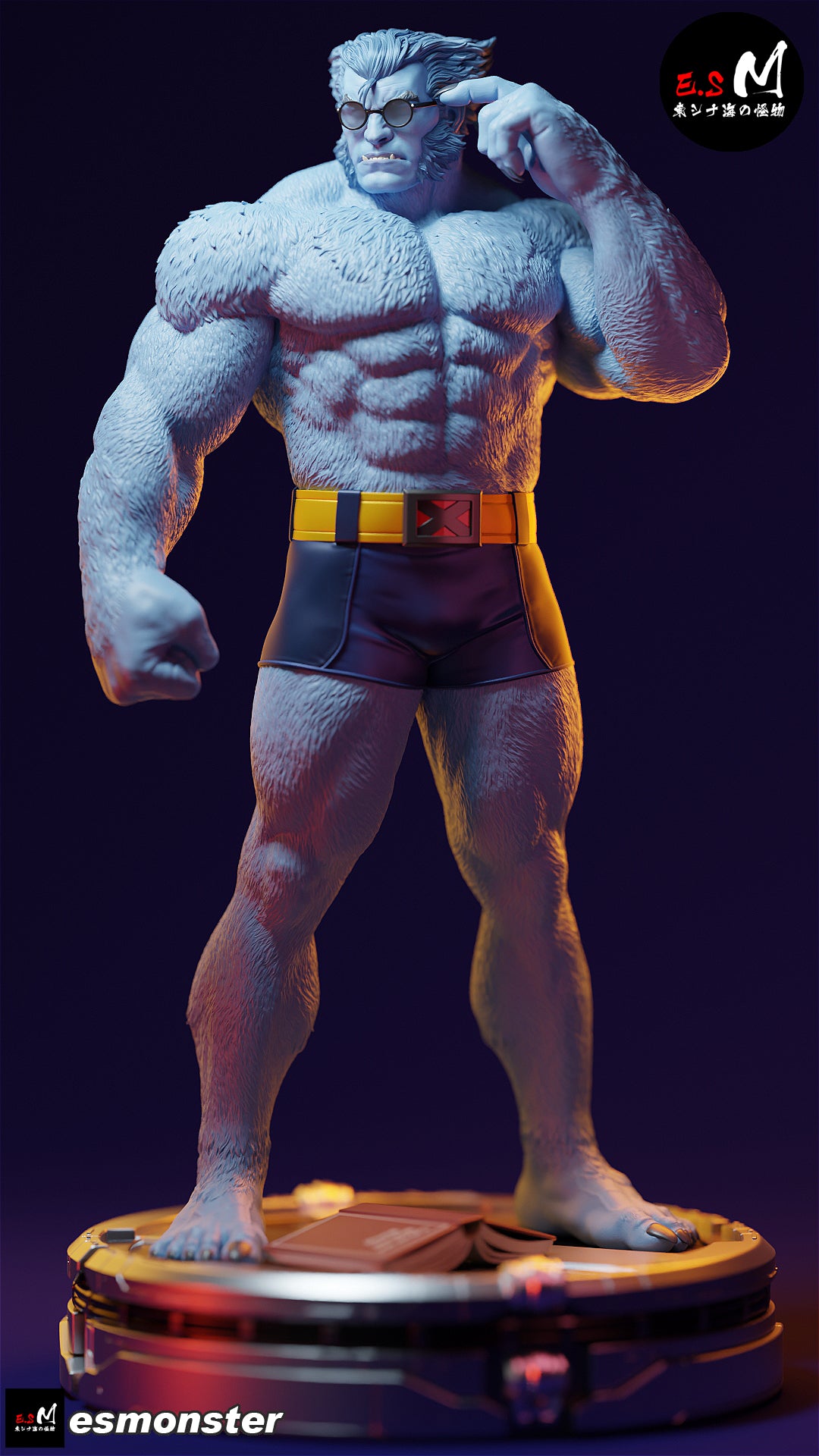 Beast Style Marvel Unpainted Resin Garage Model Kit (1/6-1/12)