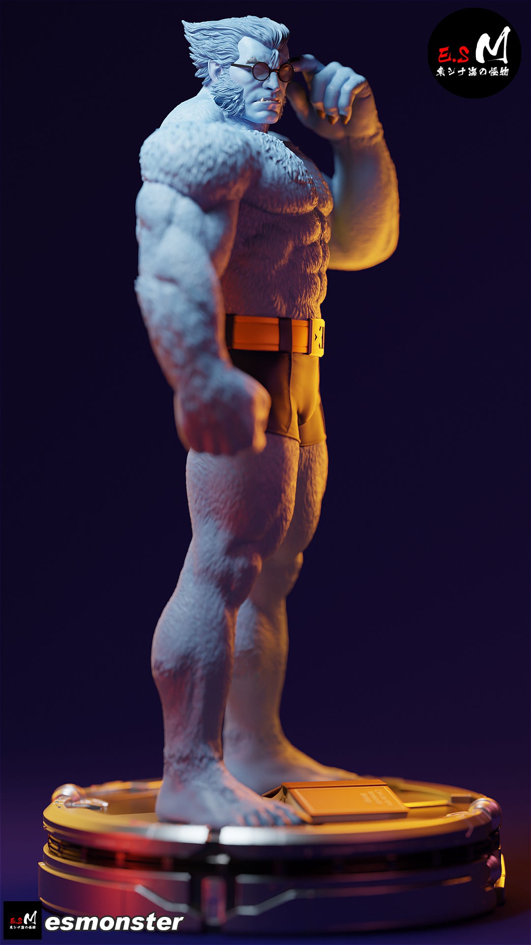 Beast Style Marvel Unpainted Resin Garage Model Kit (1/6-1/12)