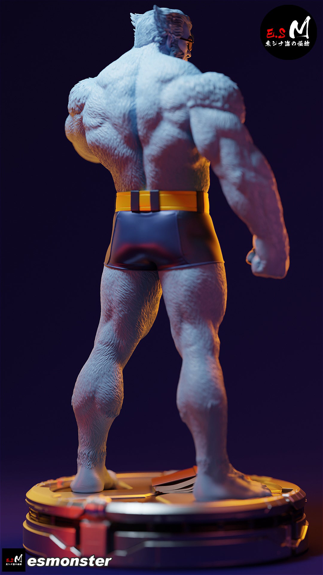 Beast Style Marvel Unpainted Resin Garage Model Kit (1/6-1/12)