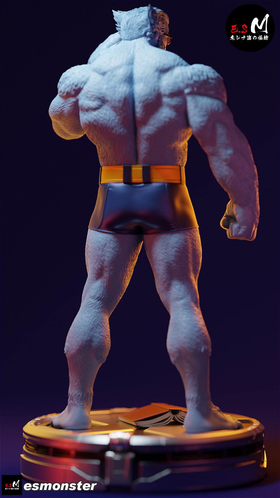 Beast Style Marvel Unpainted Resin Garage Model Kit (1/6-1/12)