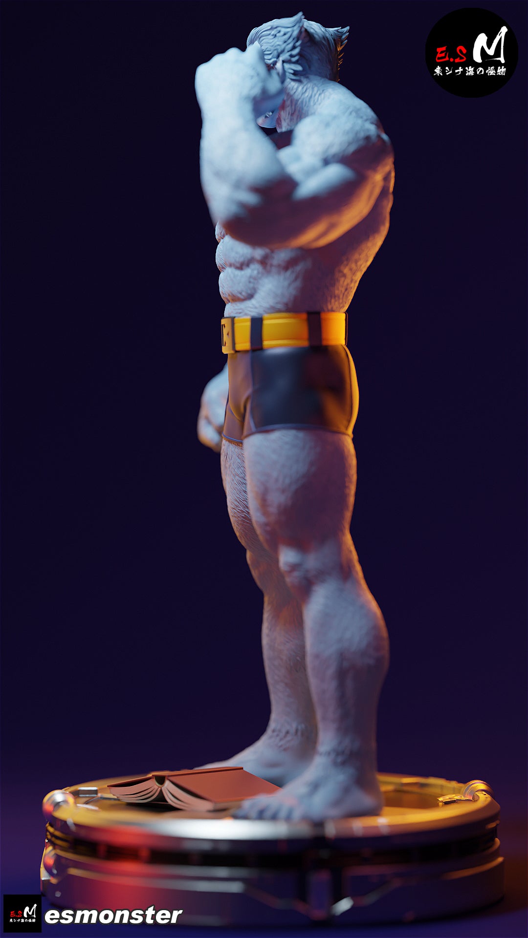Beast Style Marvel Unpainted Resin Garage Model Kit (1/6-1/12)