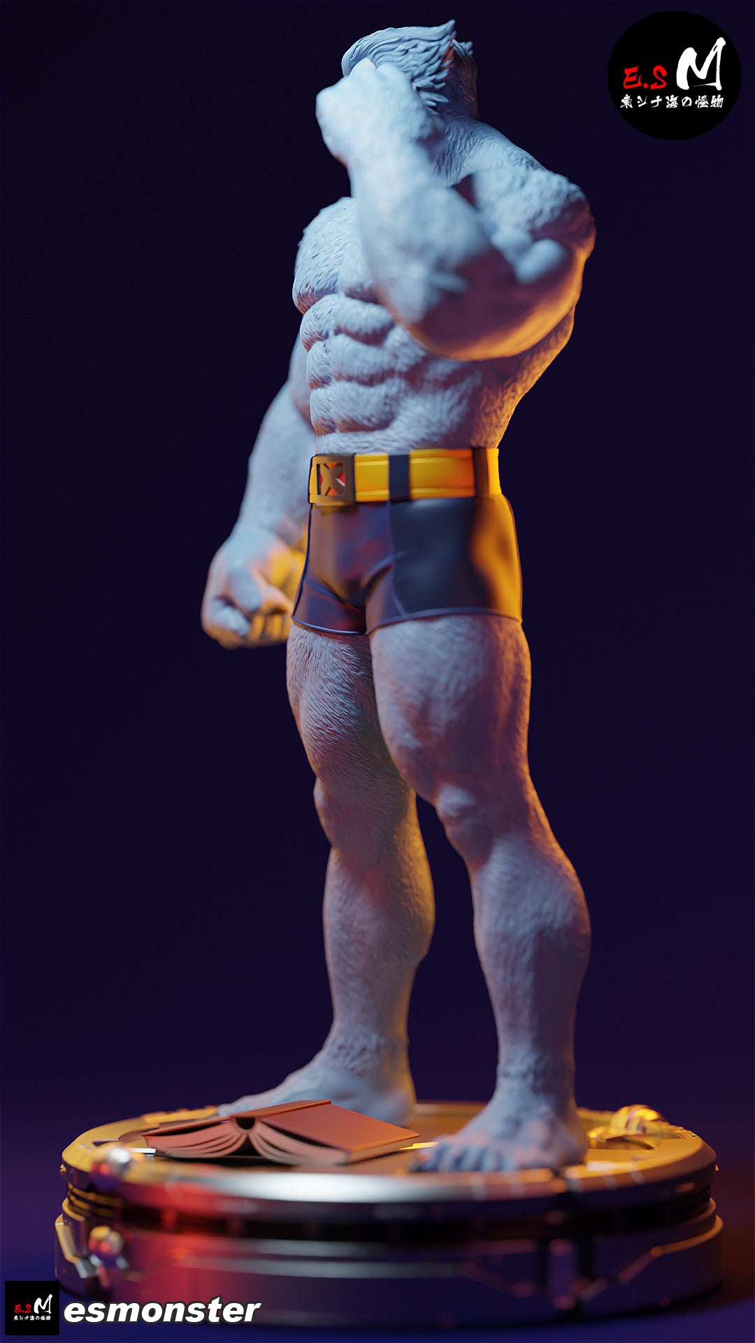Beast Style Marvel Unpainted Resin Garage Model Kit (1/6-1/12)