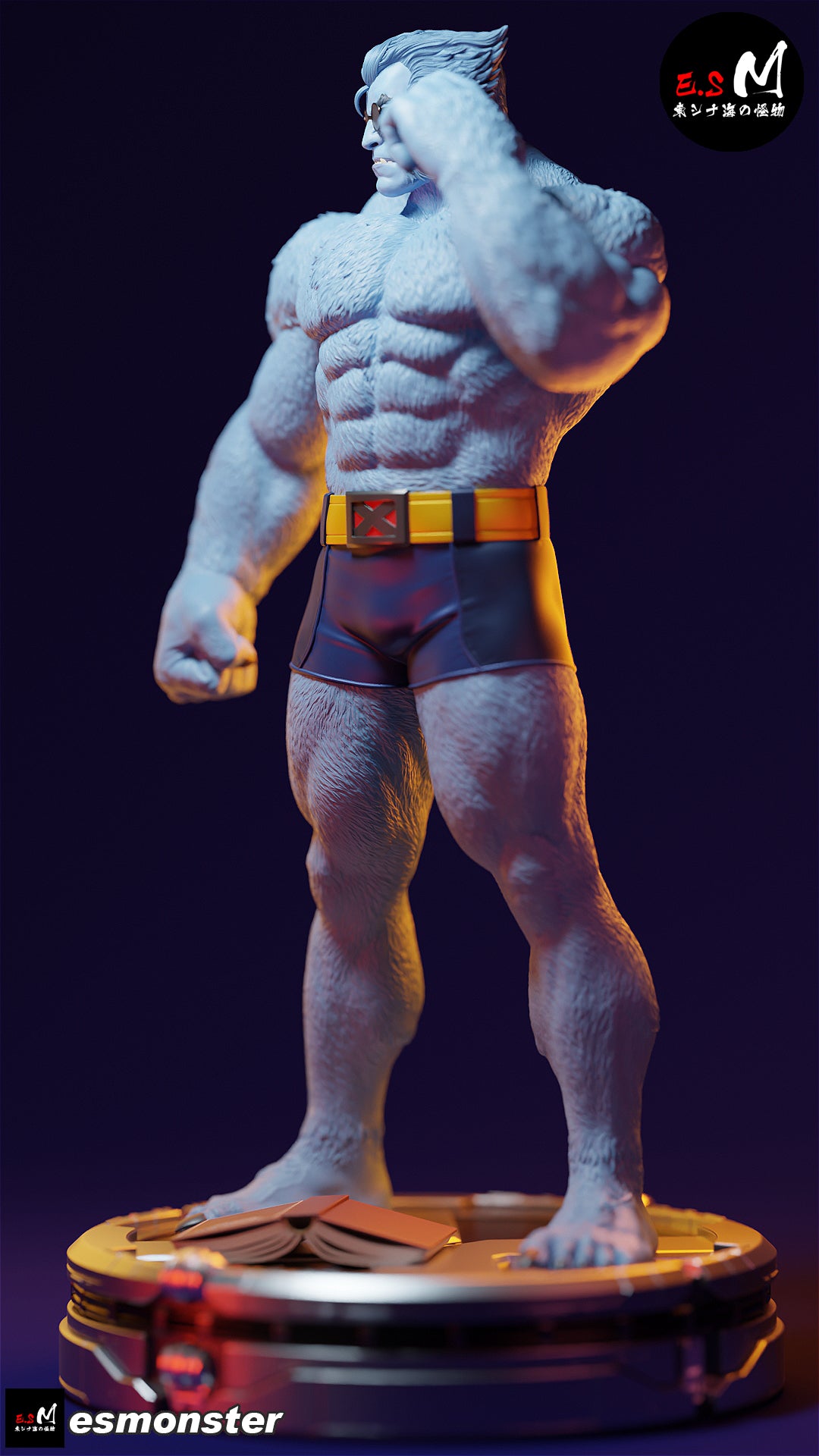Beast Style Marvel Unpainted Resin Garage Model Kit (1/6-1/12)
