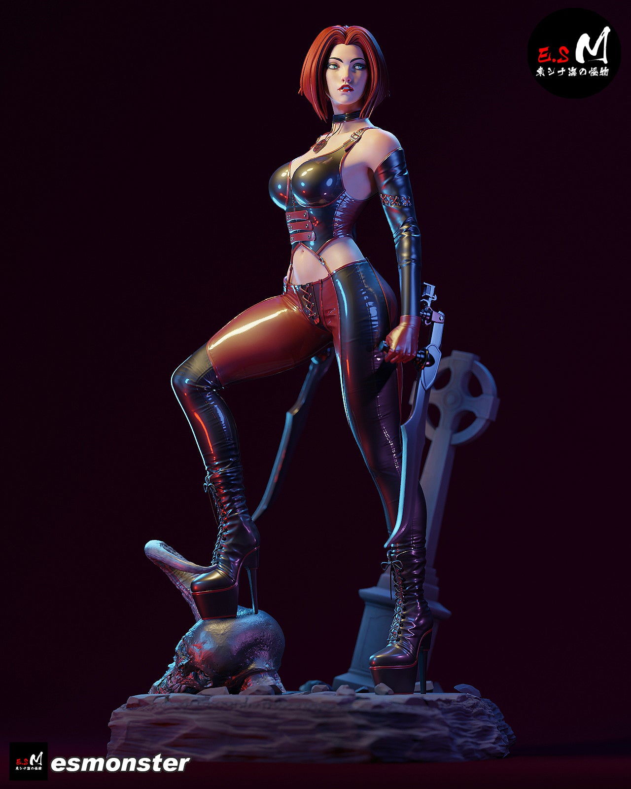 Rayne Style BloodRayne Gothic Horror Unpainted Resin Garage Kit (1/6-1/12)