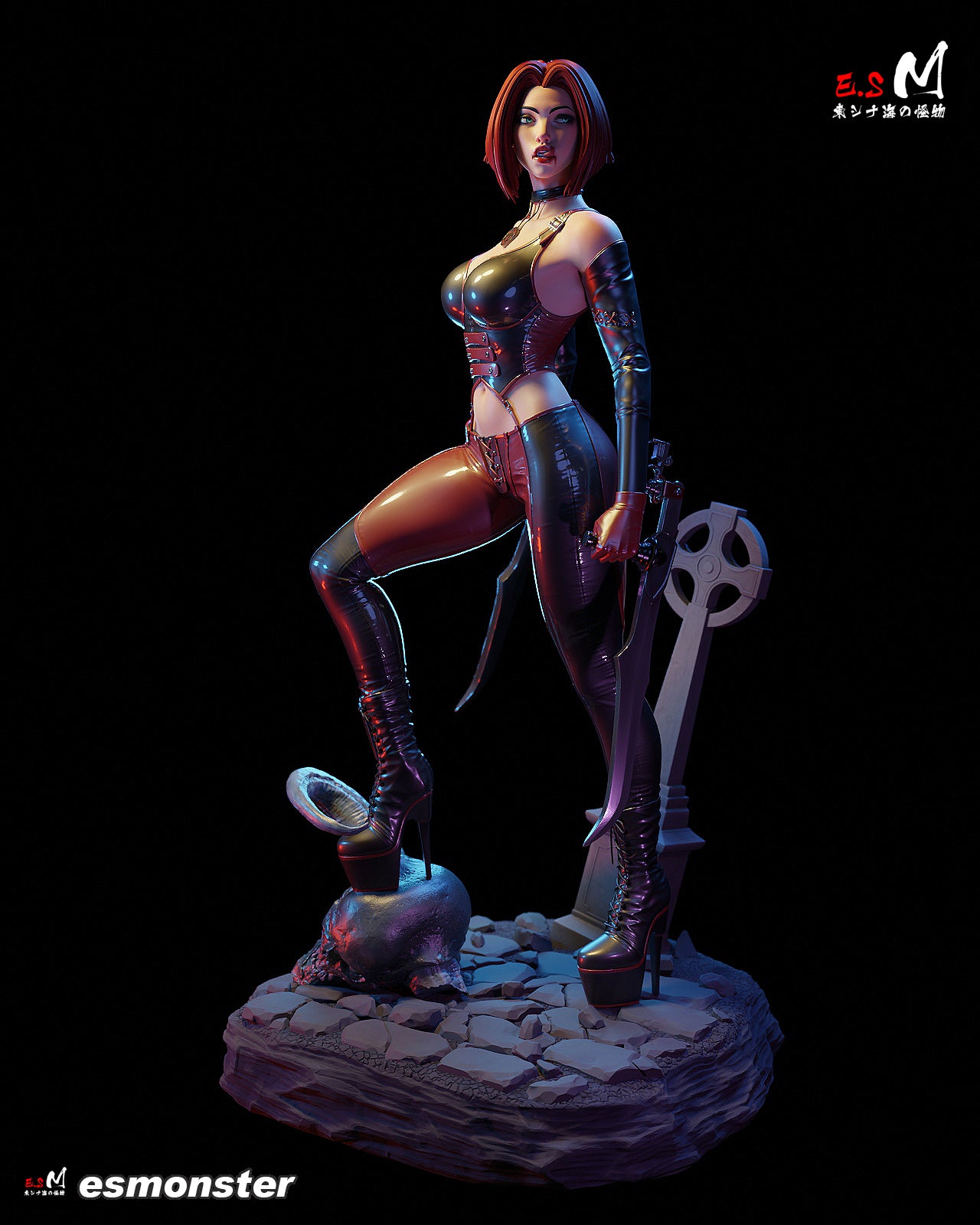Rayne Style BloodRayne Gothic Horror Unpainted Resin Garage Kit (1/6-1/12)