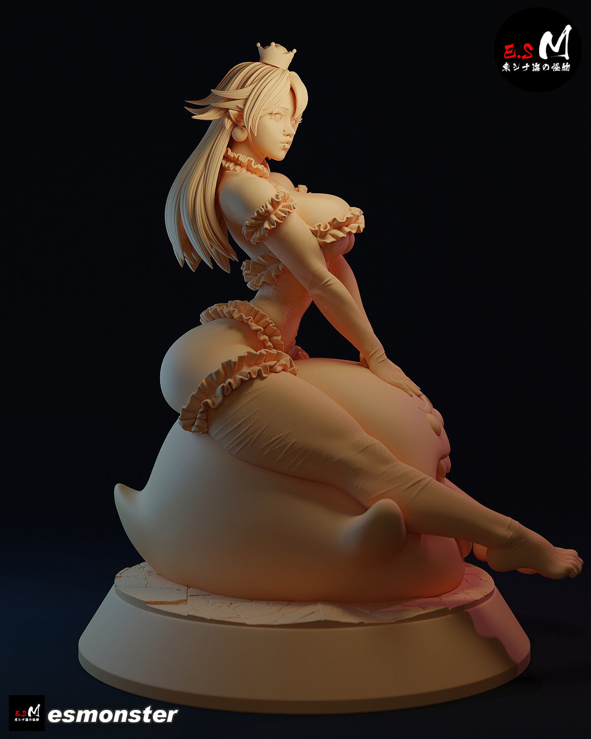 Booette Big Boo Style Mario Unpainted Resin Garage Model Kit (1/6-1/12)