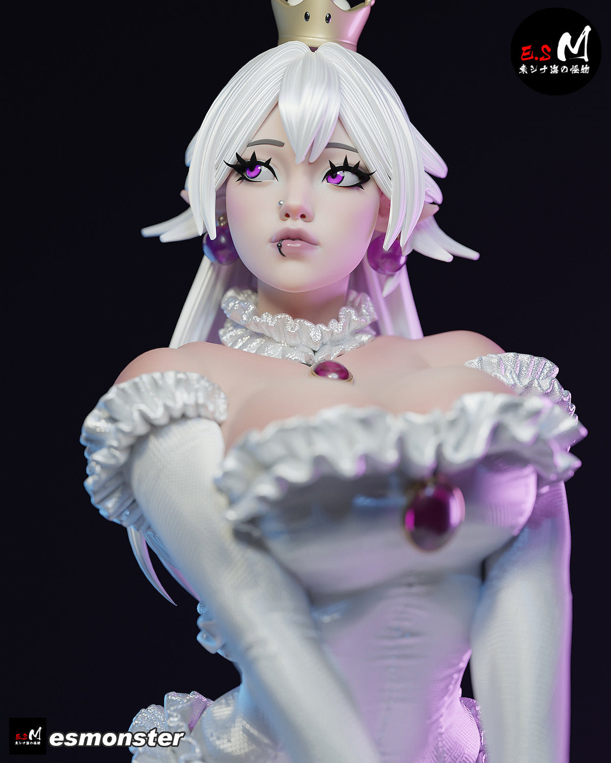 Booette Big Boo Style Mario Unpainted Resin Garage Model Kit (1/6-1/12)