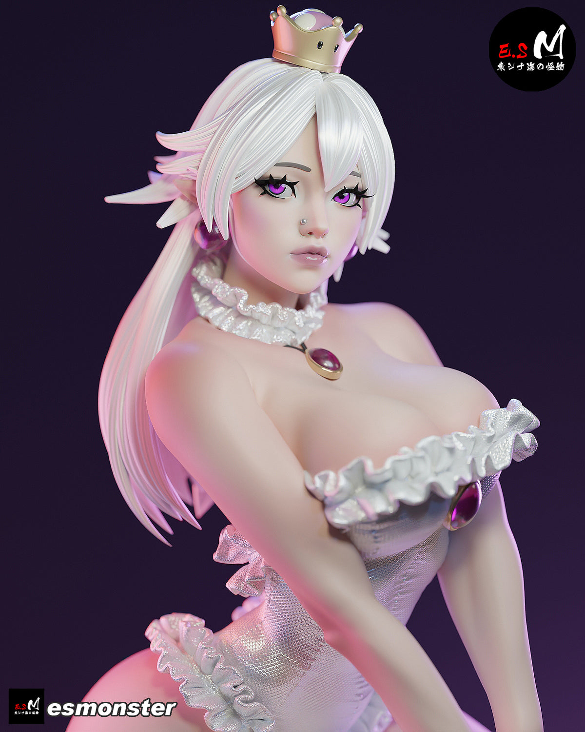 Booette Big Boo Style Mario Unpainted Resin Garage Model Kit (1/6-1/12)