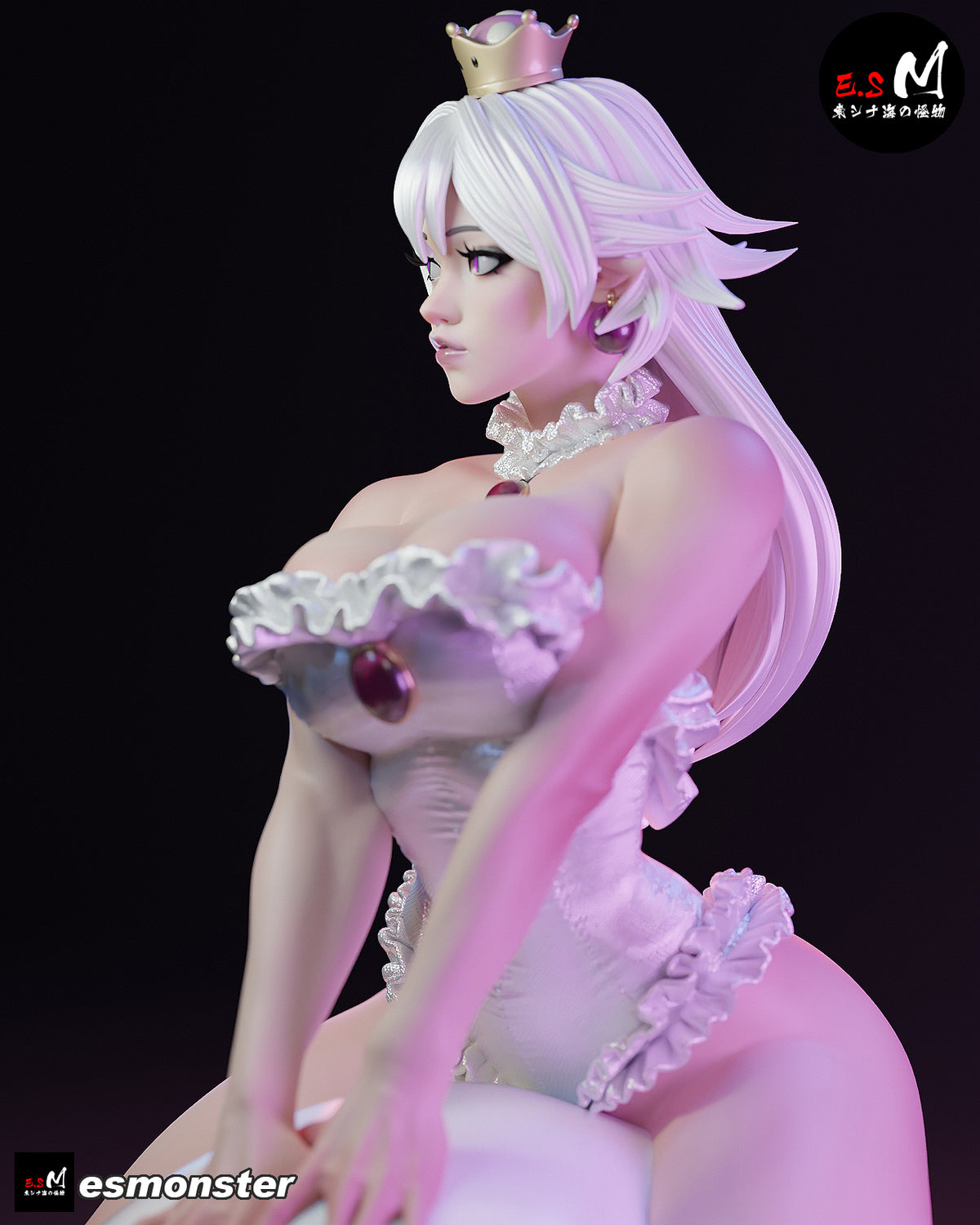 Booette Big Boo Style Mario Unpainted Resin Garage Model Kit (1/6-1/12)