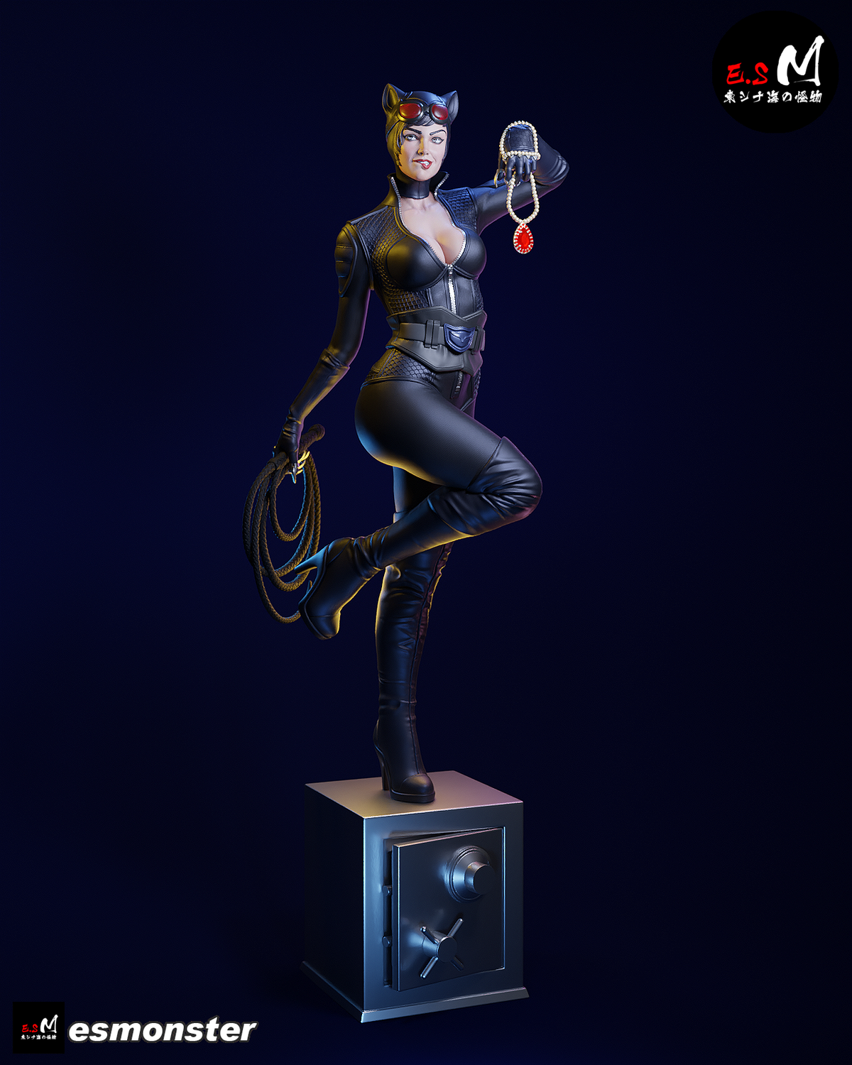 Catwoman Safecracker Style DC Unpainted Resin Garage Kit (1/6-1/12)