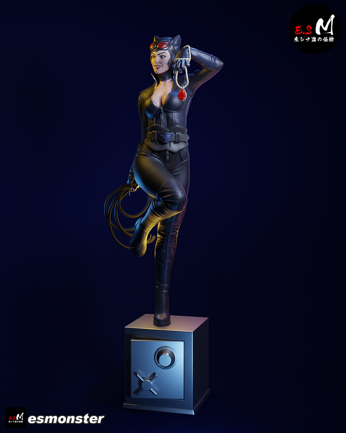 Catwoman Safecracker Style DC Unpainted Resin Garage Kit (1/6-1/12)
