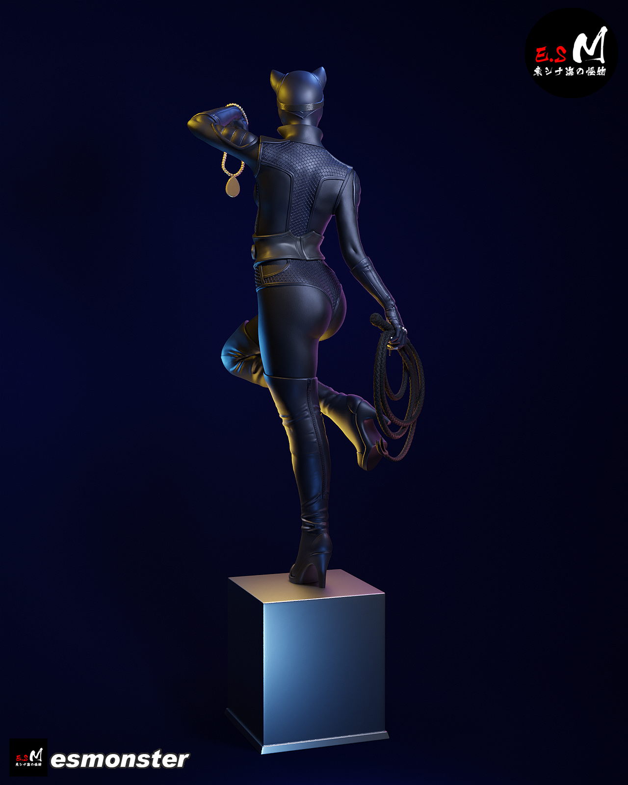 Catwoman Safecracker Style DC Unpainted Resin Garage Kit (1/6-1/12)