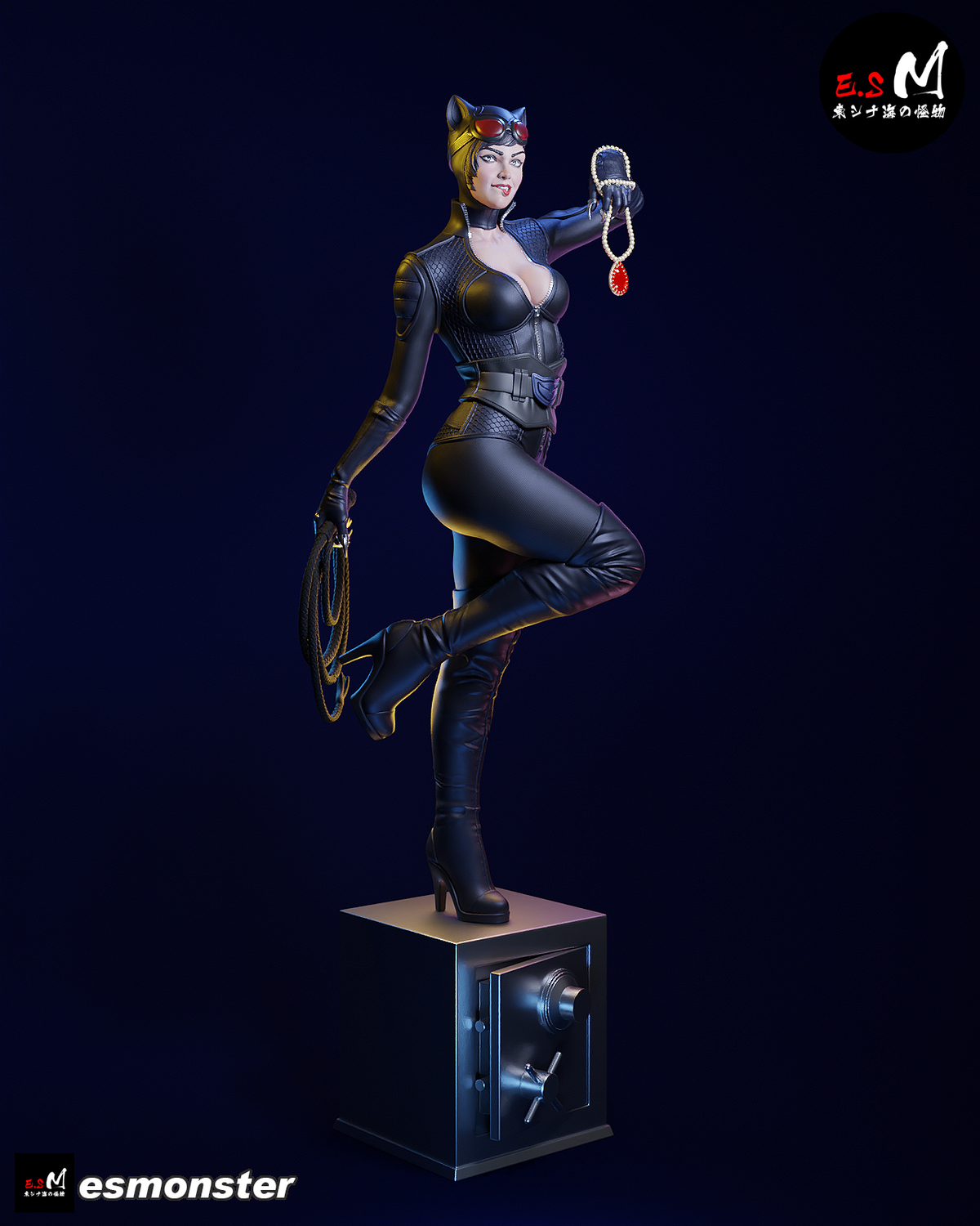 Catwoman Safecracker Style DC Unpainted Resin Garage Kit (1/6-1/12)