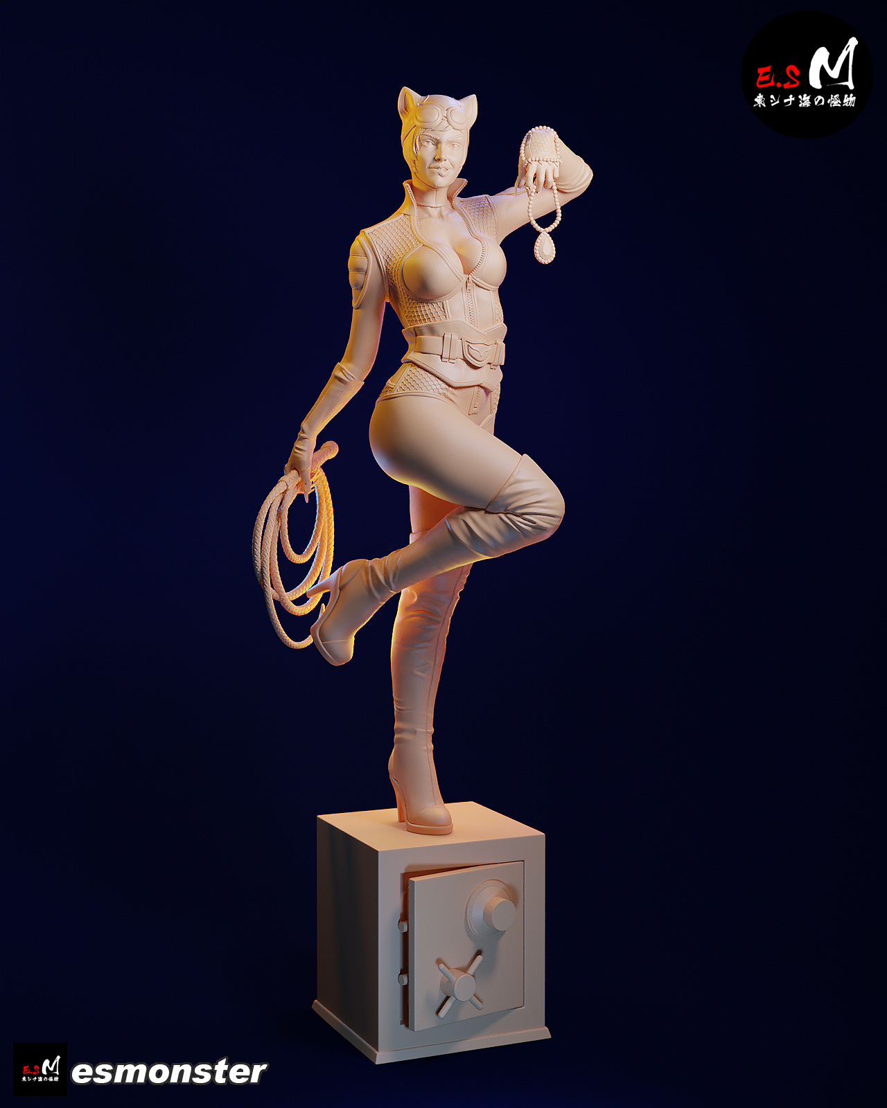 Catwoman Safecracker Style DC Unpainted Resin Garage Kit (1/6-1/12)