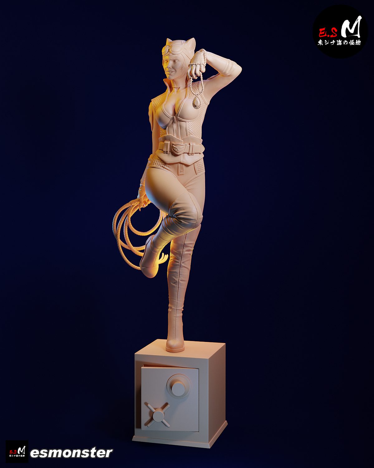 Catwoman Safecracker Style DC Unpainted Resin Garage Kit (1/6-1/12)
